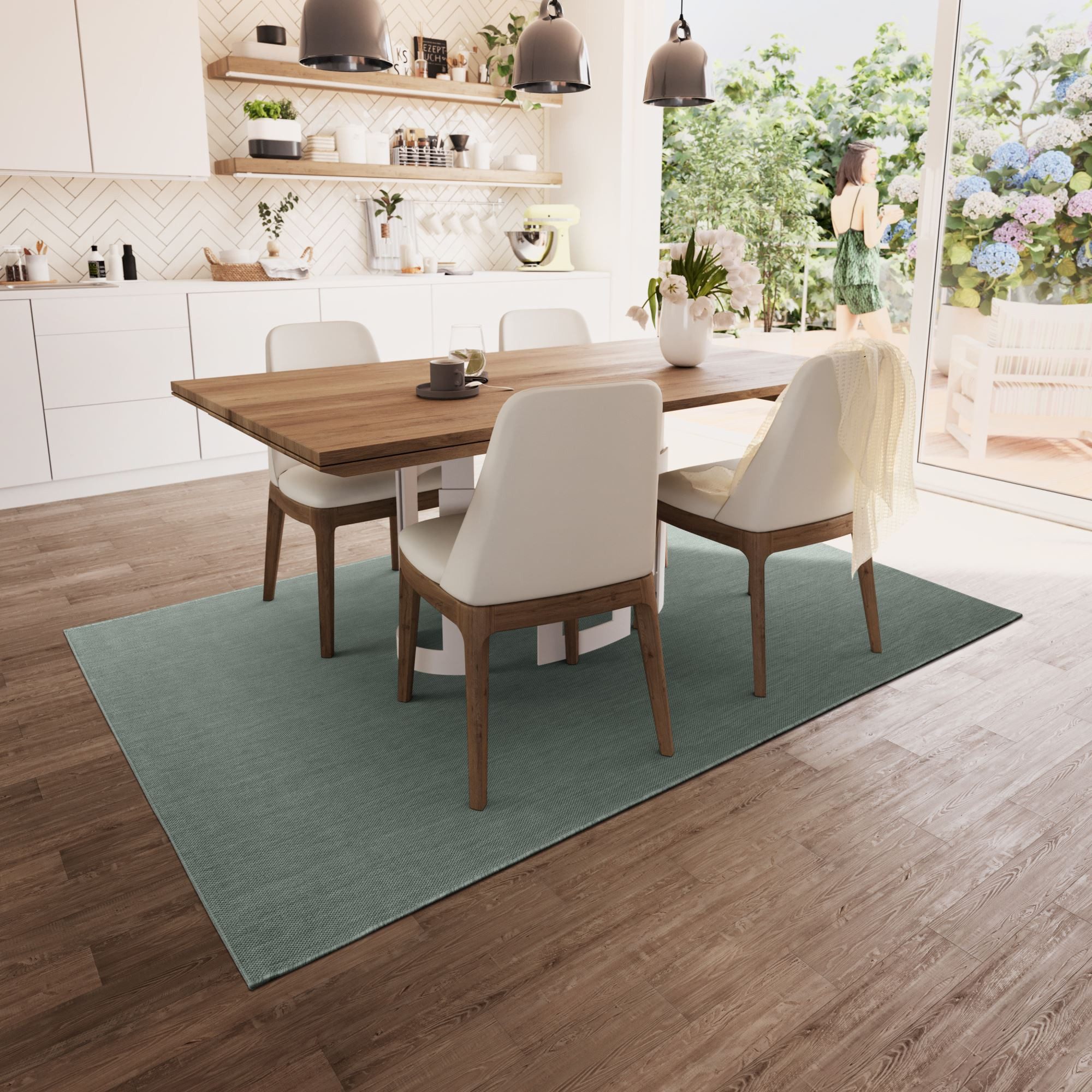 Steffensmeier Teppich Gotland, Rechteckig, In- und Outdoor, wasserfest günstig online kaufen