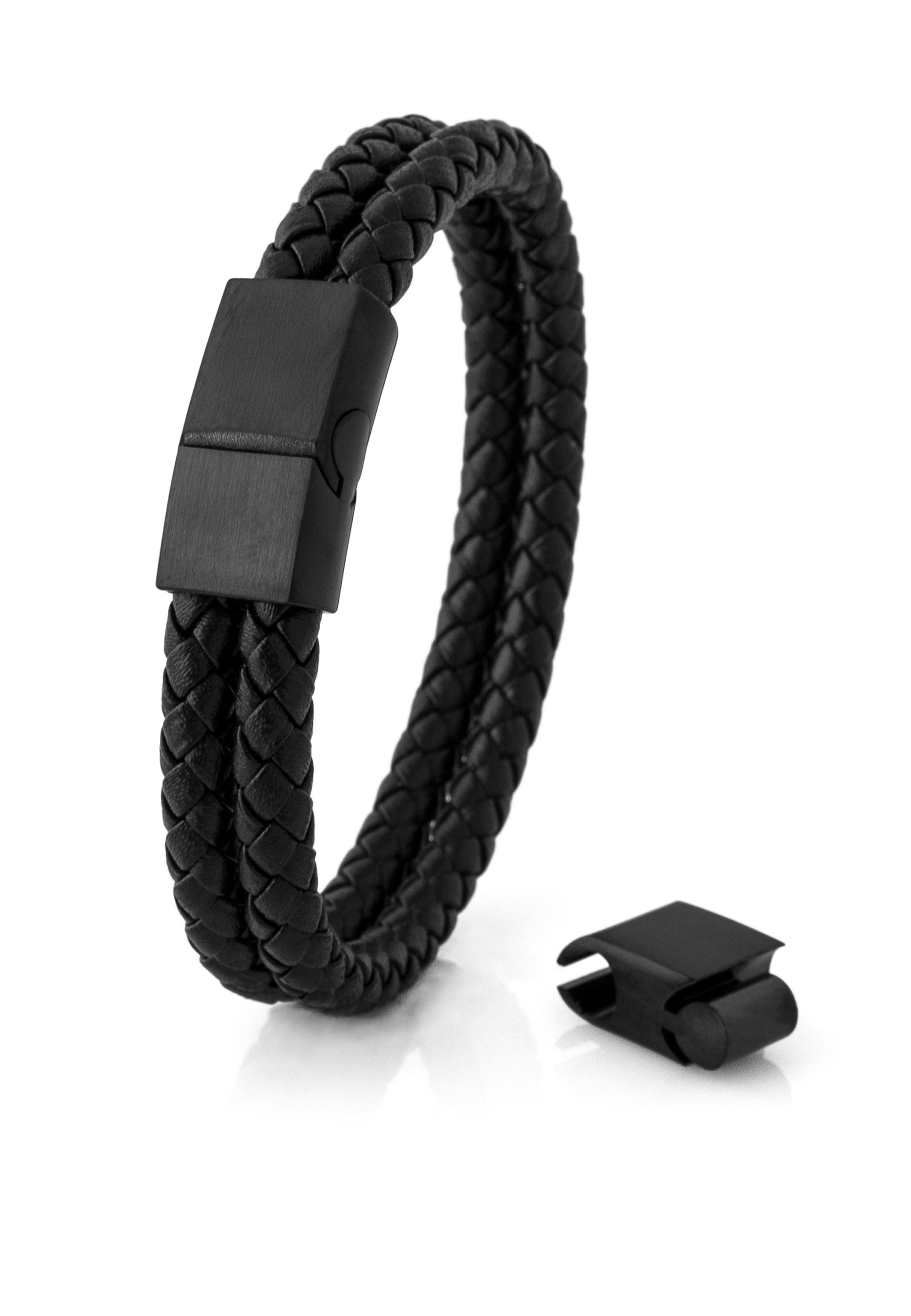 Akitsune Armband Simplicitas Bracelet Matte Black - Black