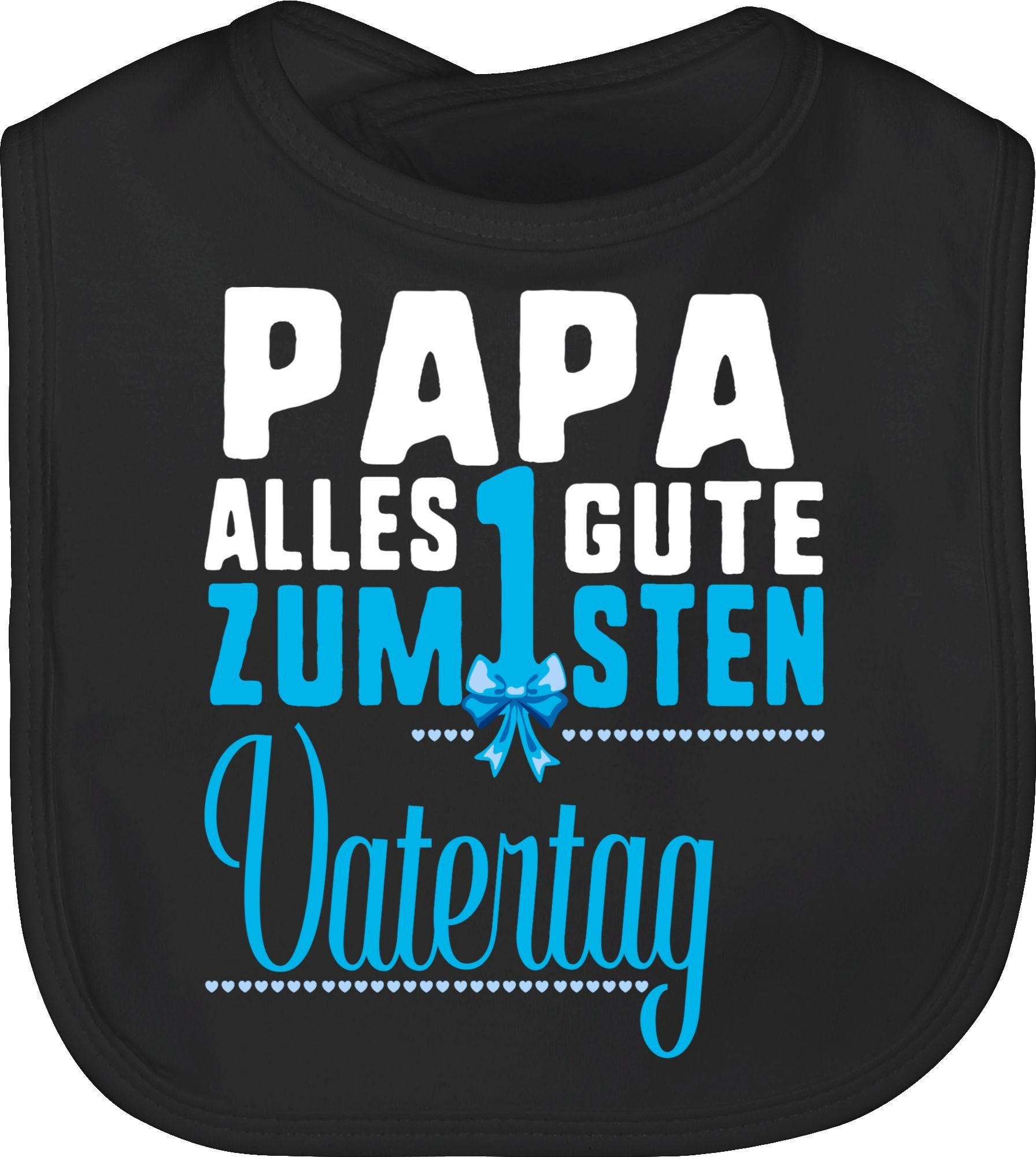 Shirtracer Lätzchen »Papa alles Guten zum 1sten Vatertag blau