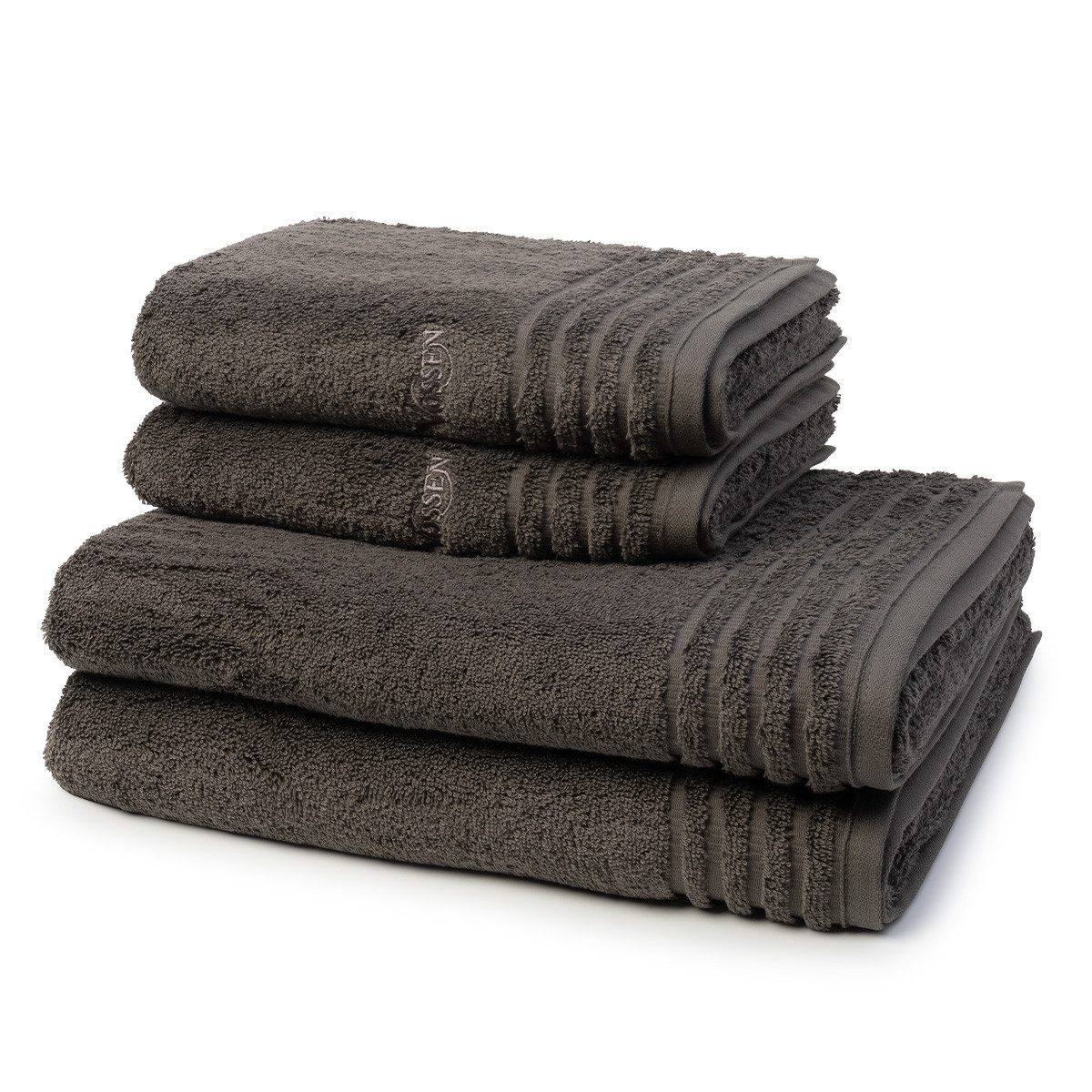 Vossen Handtuch Set Vienna Style Supersoft, Frottee (Spar-Set, 4-St), 2 X Handtuch 2 X Duschtuch im Set - Baumwolle - Saugstark