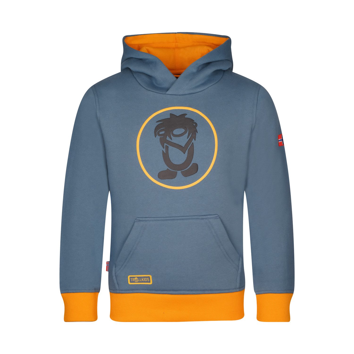 Stahlblau/Schwarz/Mango