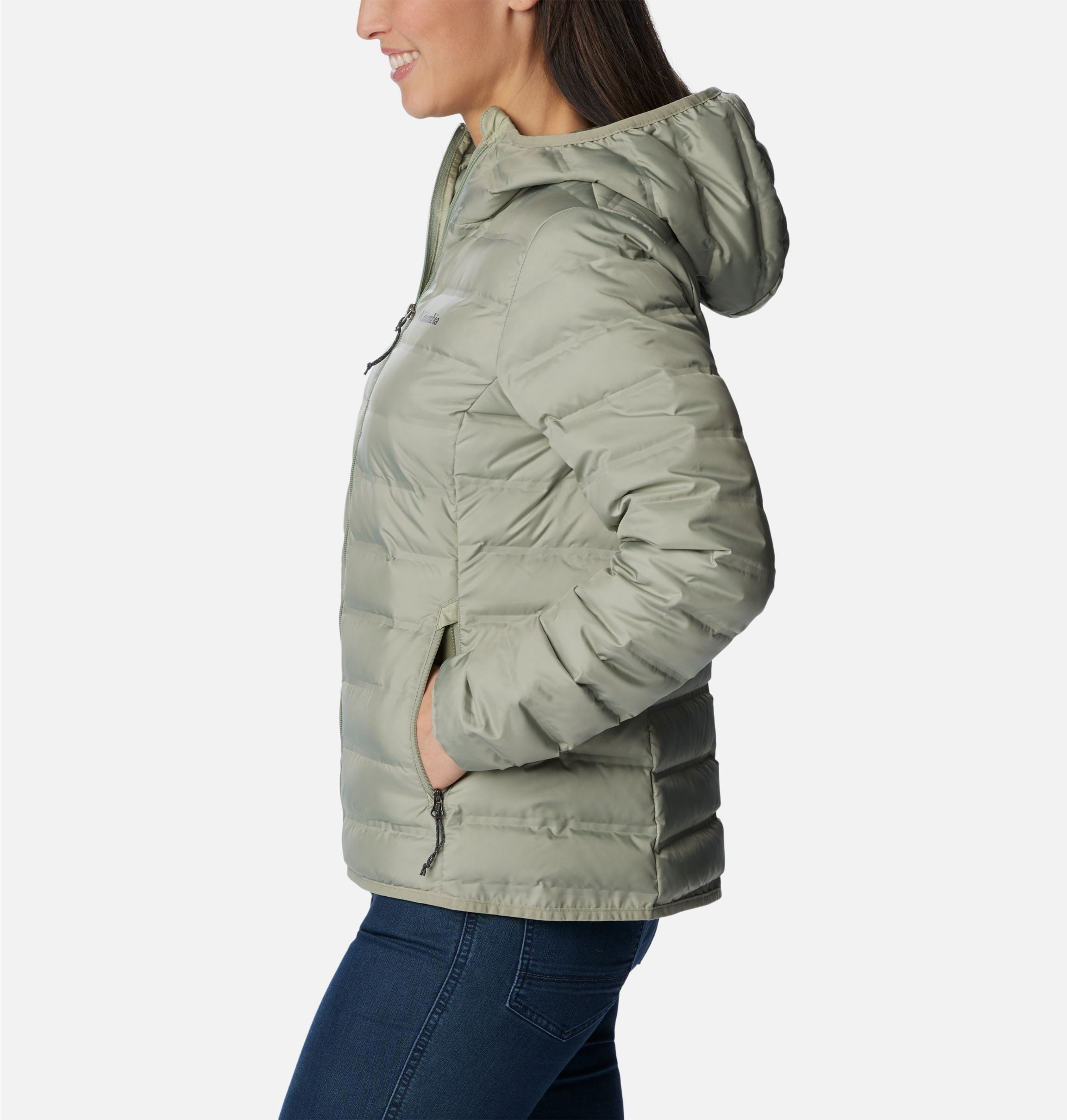 Columbia Daunenjacke Lake 22 II Down Hooded Jacket Übergangsjacke die Wasserabweisend ist