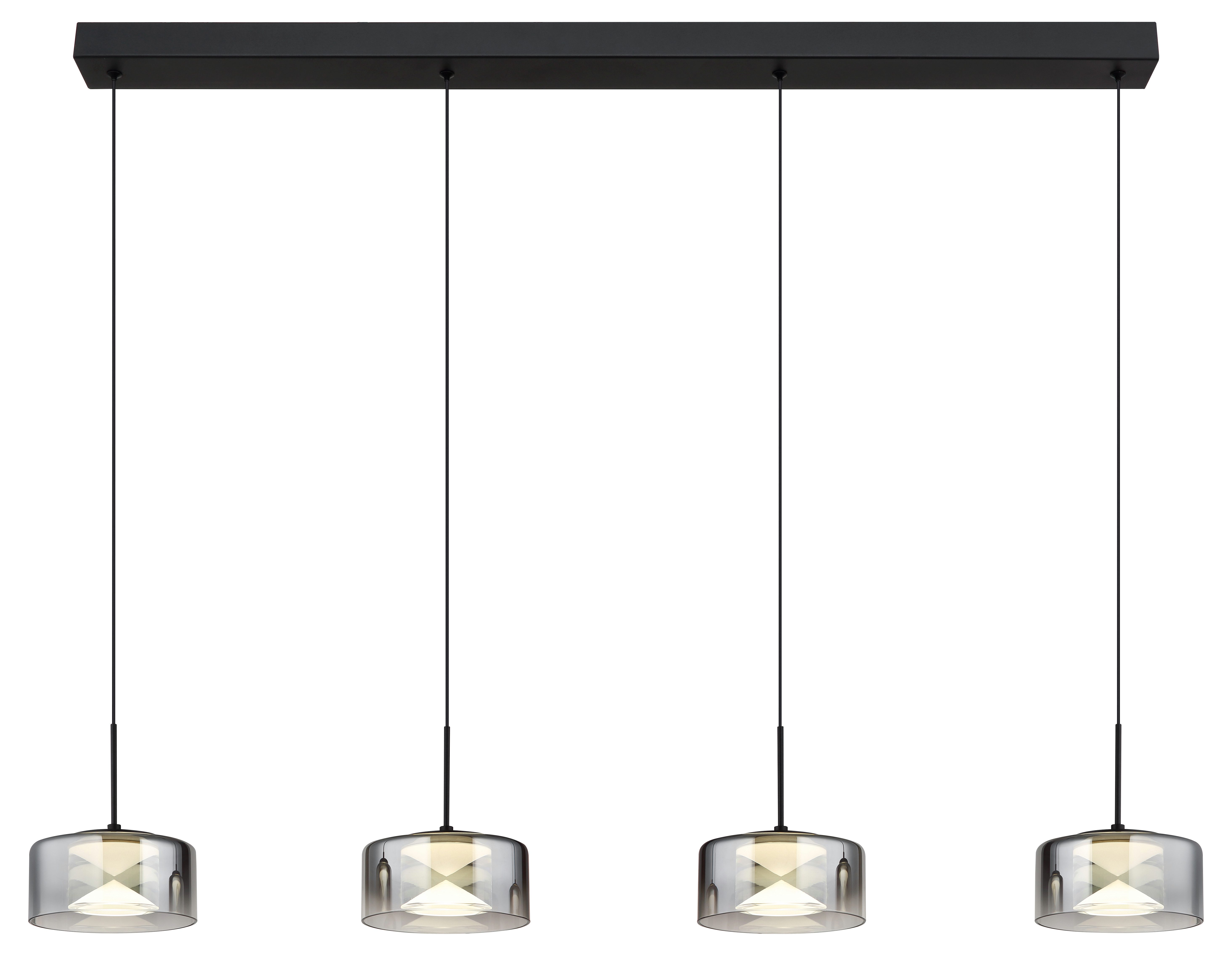 GLOBO LIGHTING LED Pendelleuchte BELINDA, LED fest integriert, Tageslichtweiß, Hängelampe/Hängeleuchte/Wohnzimmer/Esstisch/elegant