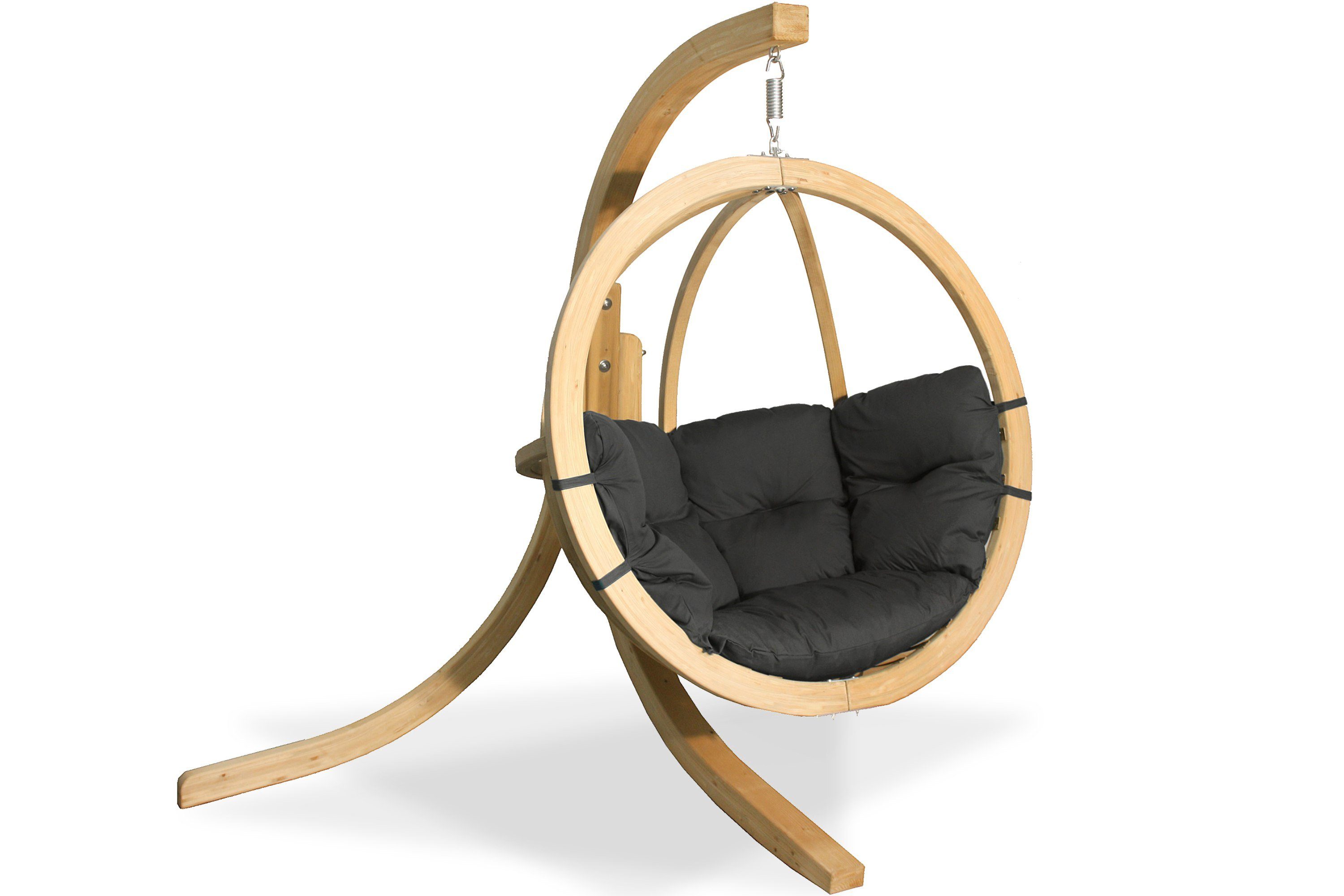 KONSIMO® Hängesessel HIGLO Hängesessel mit Gestell (Hängesessel mit Gestell), hergestellt in der EU,PUR-Schaum im Kissen