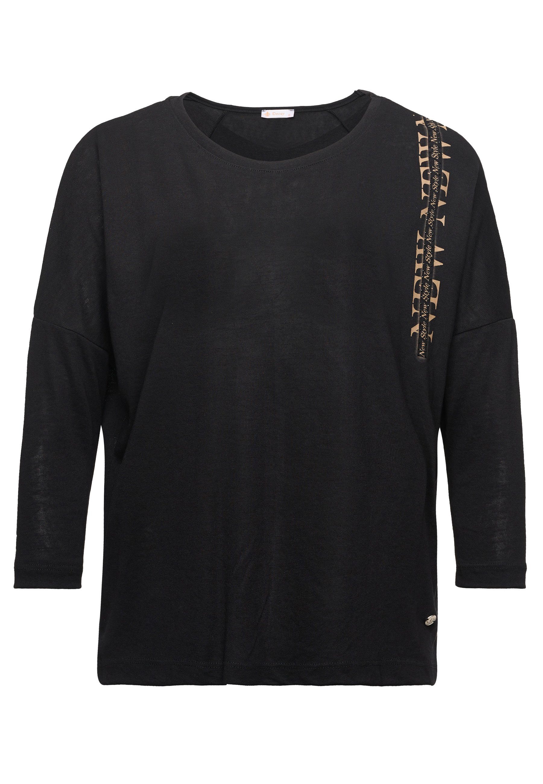 Decay Langarmshirt mit modischem Print