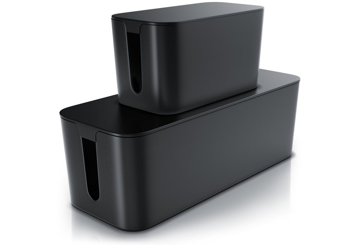 Thumbnail - BEARWARE Kabelbox, (Set, 2-tlg), Kabelbox mit Gummifüßen - Kabelmanagement / dezente Optik / Ladebox