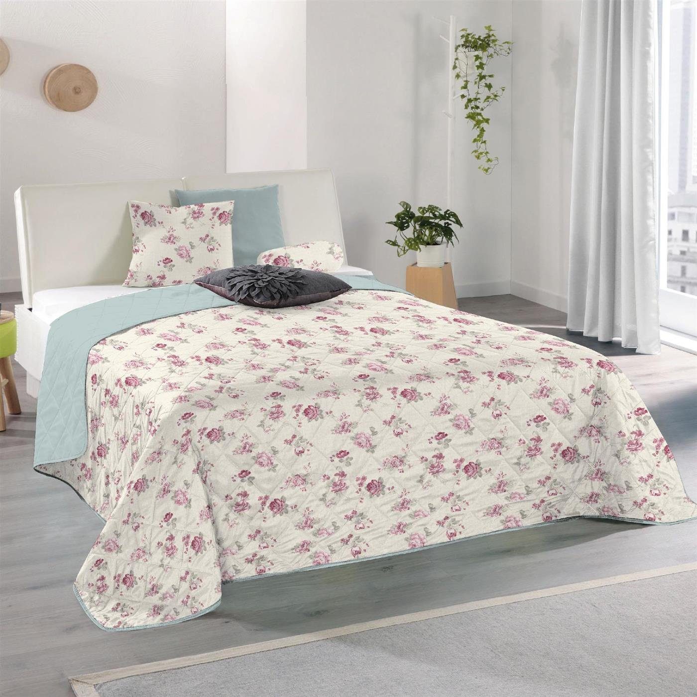 Bestlivings Tagesdecke, Decke XXL (220x240 cm) Patchwork, Überwurf Steppbett