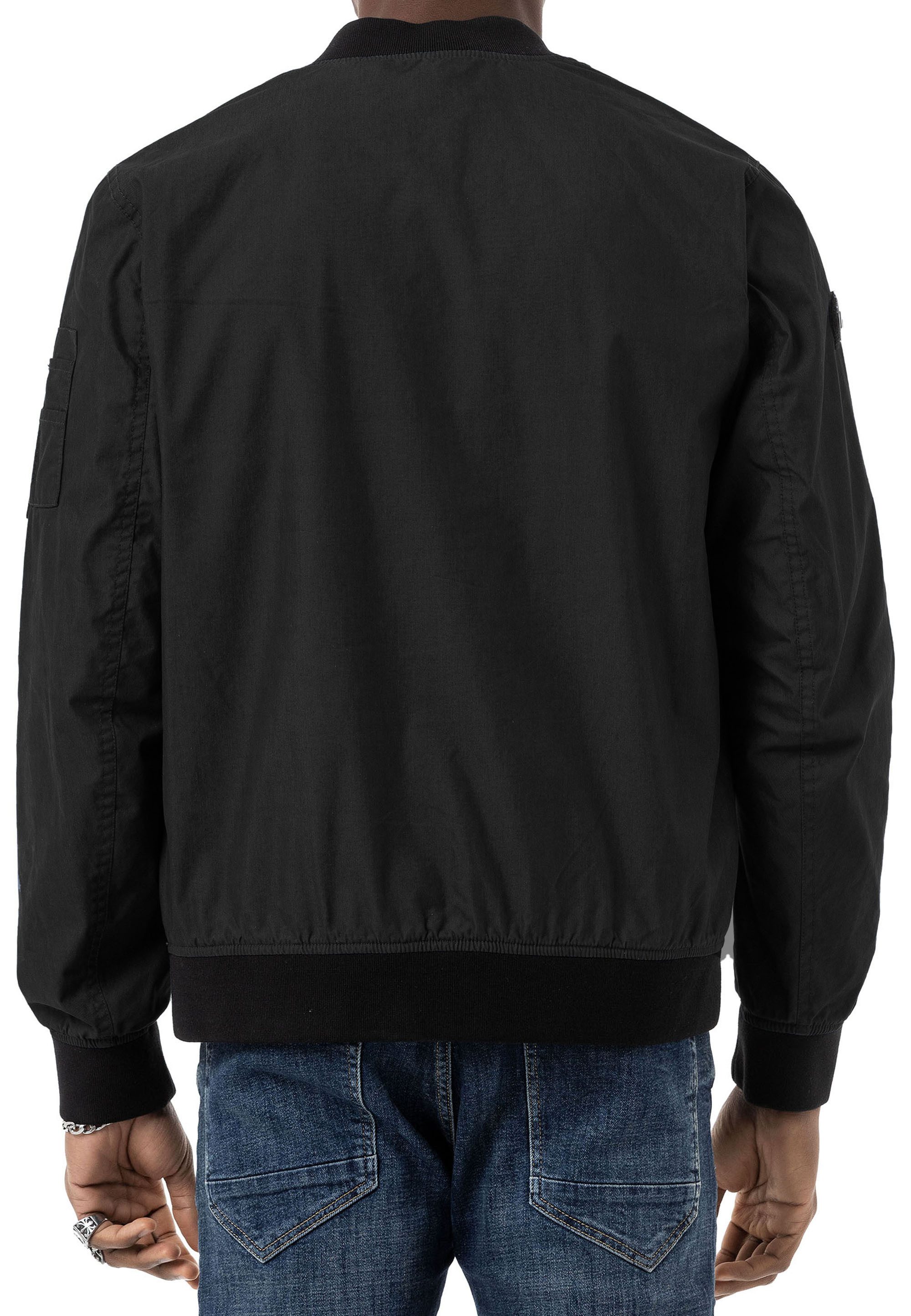 RedBridge Blouson mit Stehkragen Reißverschluss und Rippenbund Übergangsjacke