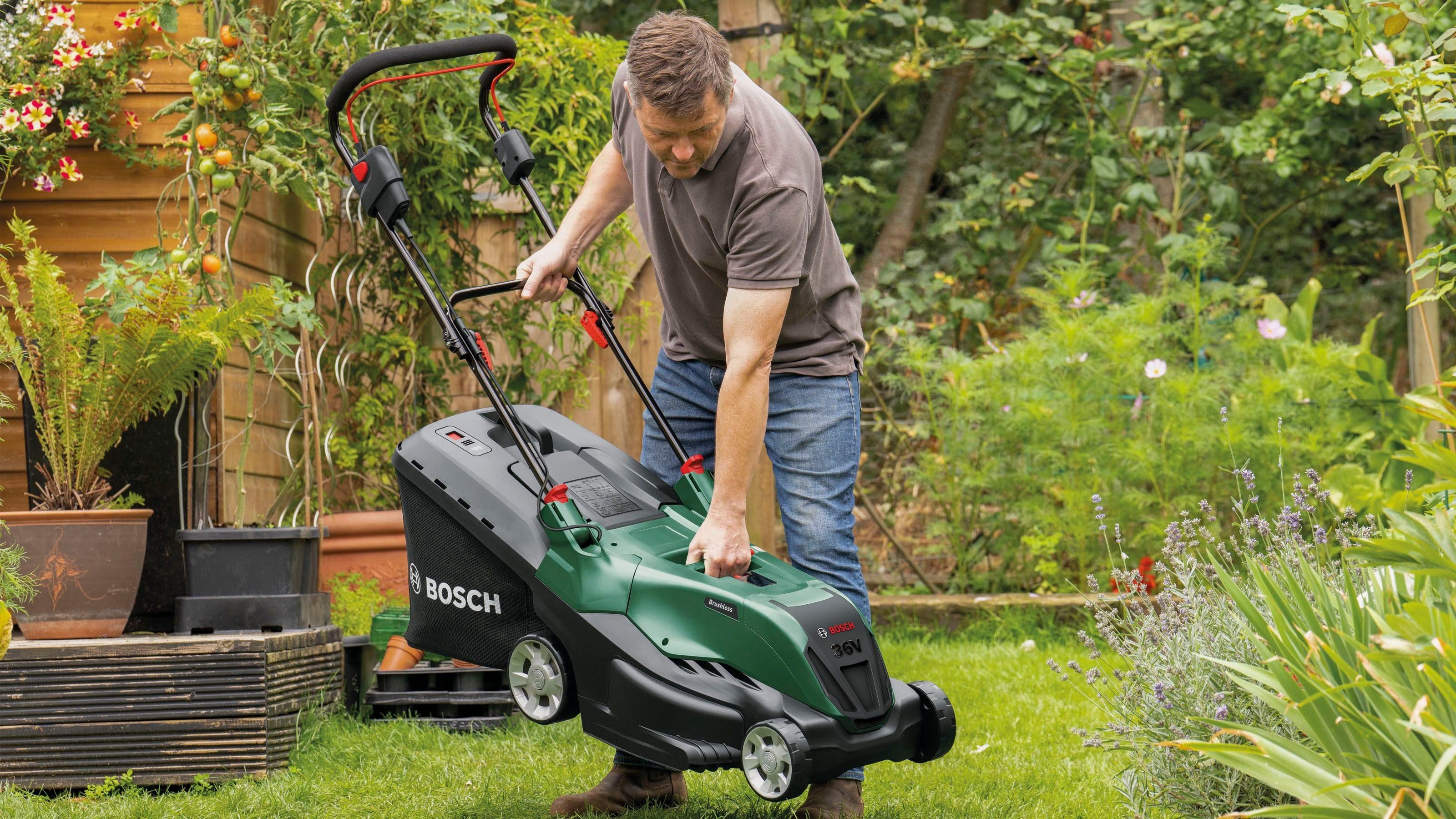 Bosch Home & Garden Akkurasenmäher AdvancedlRotak 36V-40-650, 40 cm Schnittbreite, mit 2xAkku 36V/2,0 Ah und Ladegerät – Bild 5 von 5