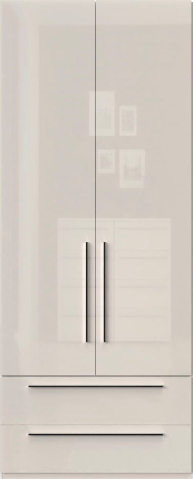 OTTO home Kleiderschrank Piano, UV lackiert, hochglänzend in beige oder wei günstig online kaufen