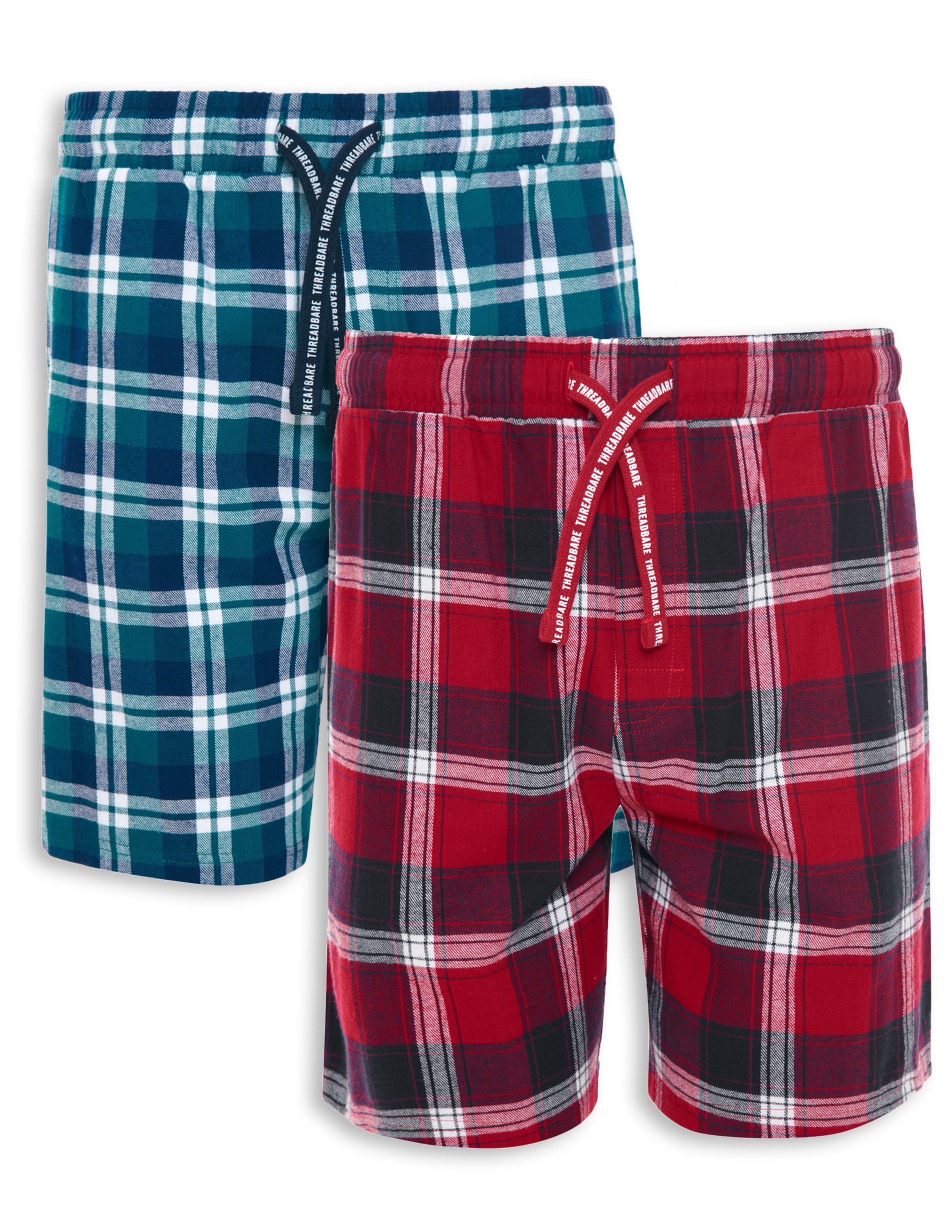Threadbare Schlafshorts Ivan Short Set (1-tlg) im tollen Karomuster