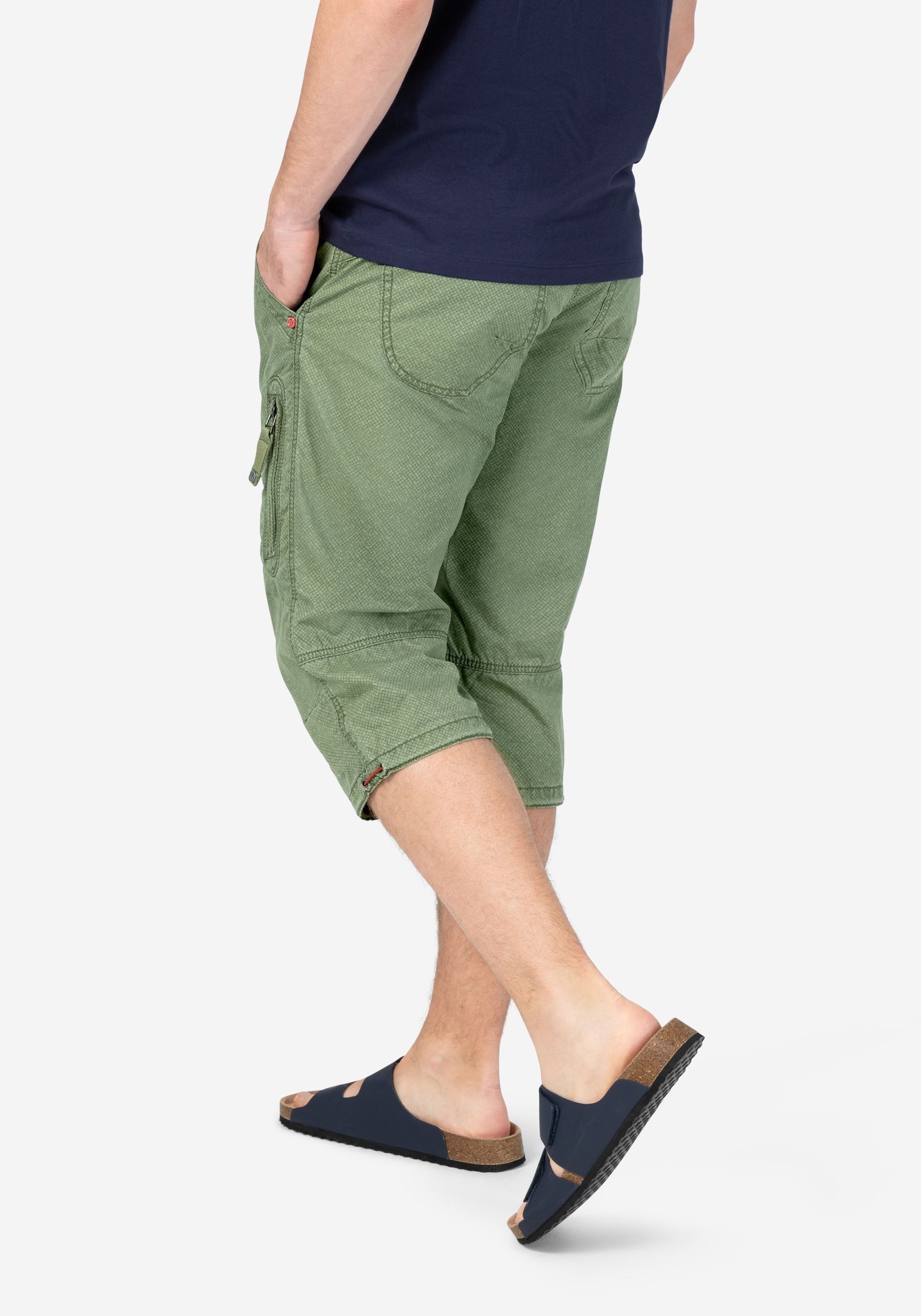 TIMEZONE Chinoshorts Kurzes Design Herrenhose mit Gürtel und Cargo-Taschen Regular ConnorTZ Short