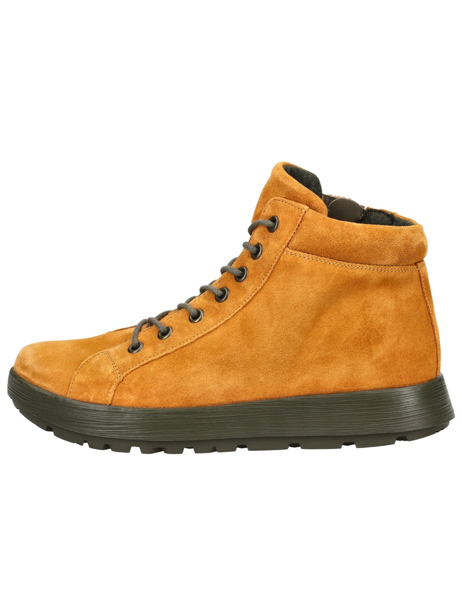 Think! Think! Stiefelette Veloursleder Schnürstiefelette günstig online kaufen