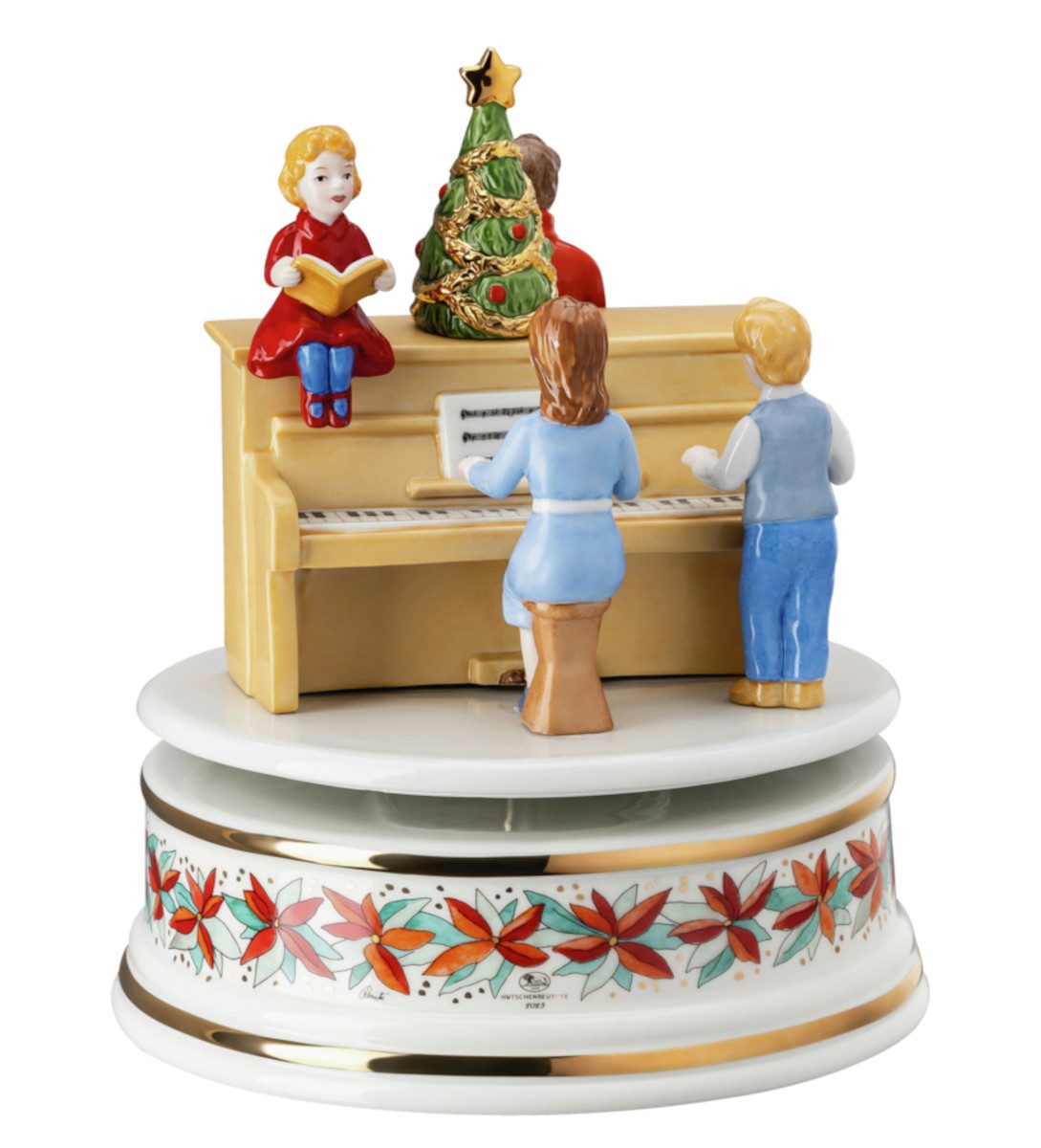 Hutschenreuther Weihnachtsfigur Sammelkollektion 2023 Weihnachtsklänge Spieluhr groß