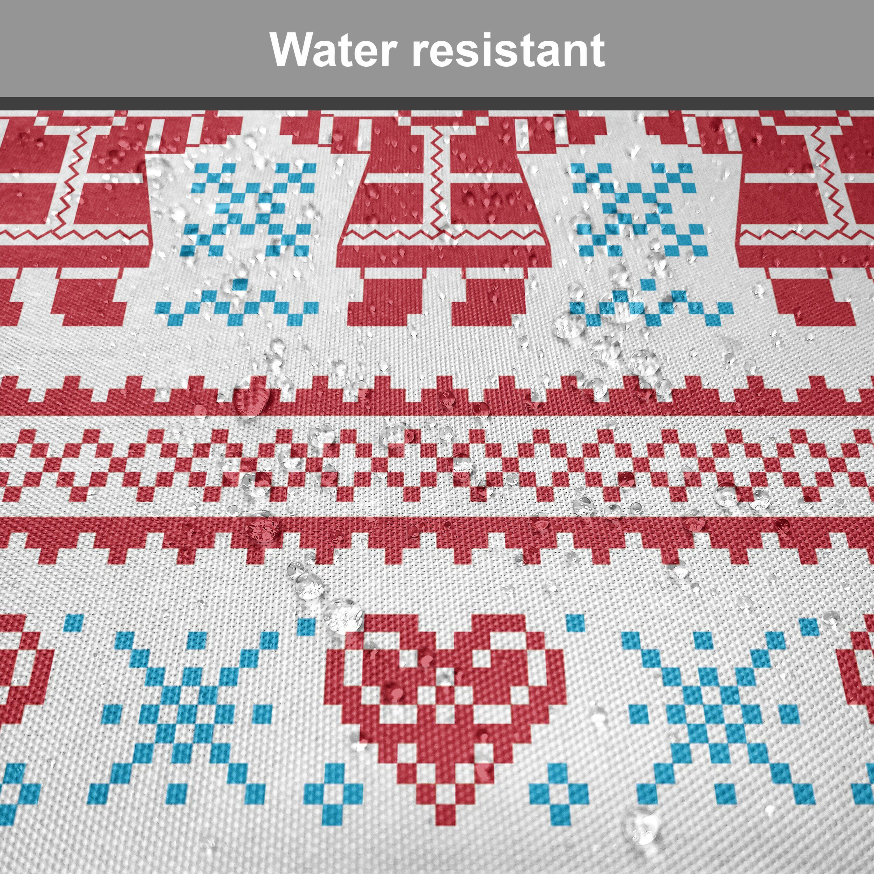 Dekoratives Abakuhaus für Riemen Kissen Ornament Küchensitze, mit wasserfestes nordisch Weihnachten Stuhlkissen Inspired