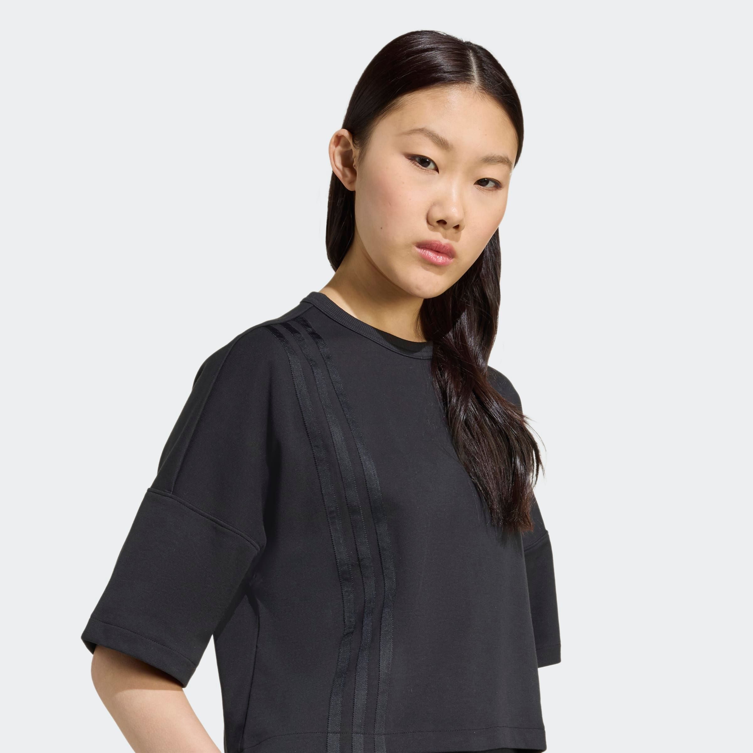 adidas Originals T-Shirt OFF PLACED 3-STRIPES sportlicher Schnitt, lockere Passform, versetzte 3-Streifen