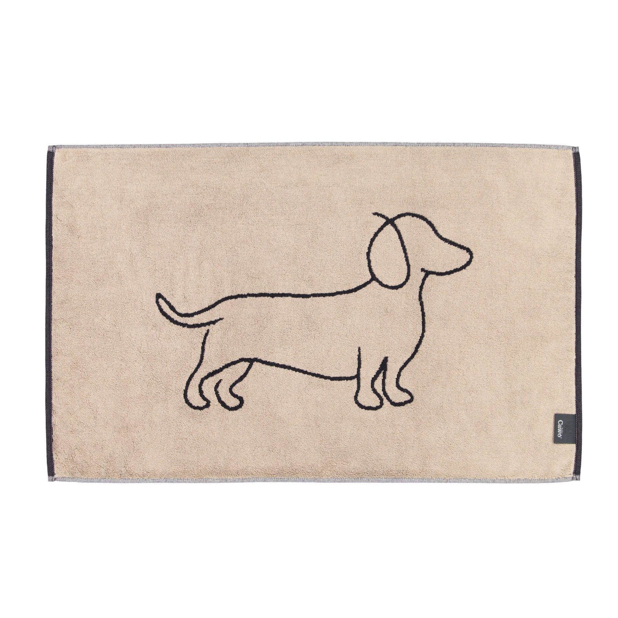 Cawö Badematte Cawö Badematte Duschvorleger We love Dogs 6248-93 Dackel sch günstig online kaufen