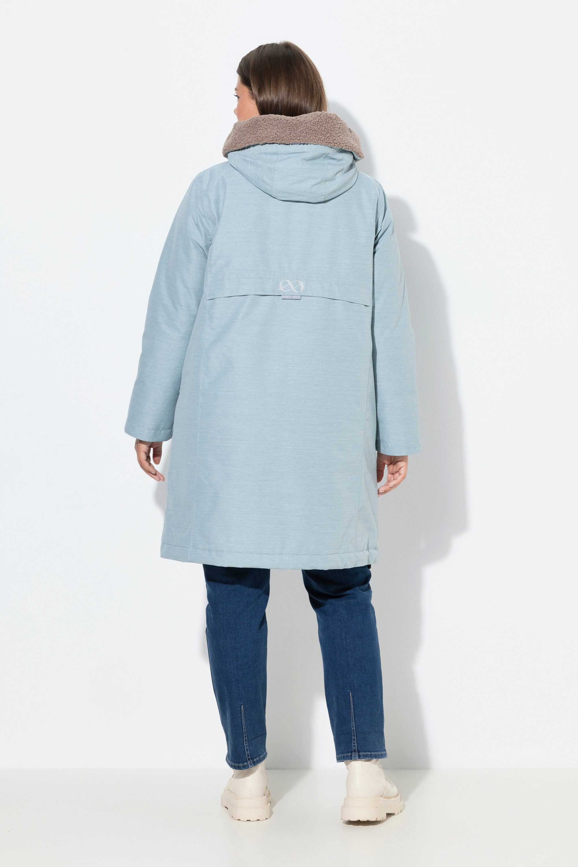 Laurasøn Funktionsjacke Funktionsjacke Kapuze mit Teddy Besatz Zipper