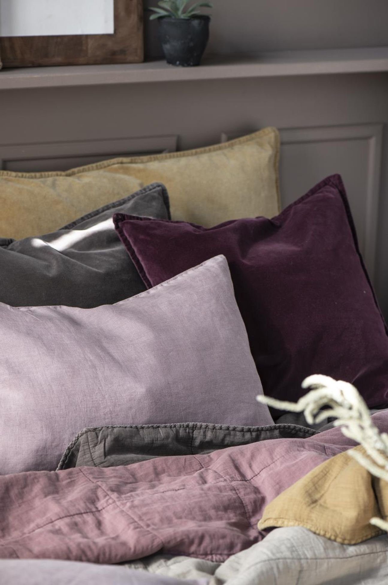 Ib Laursen Kissenhülle Kissenhülle Kissenbezug Samt günstig online kaufen