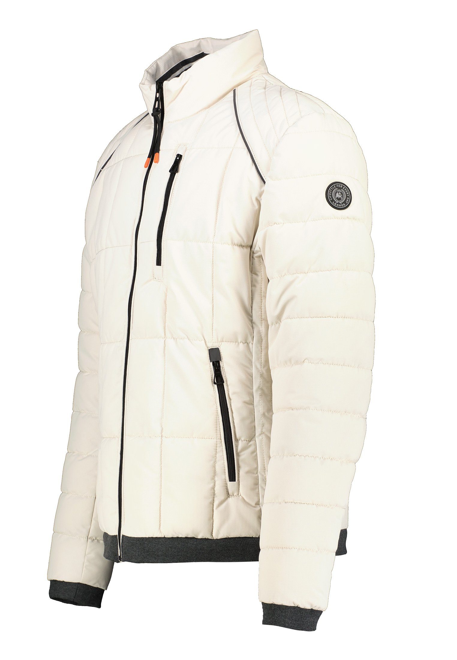 mit Steppjacke LERROS WHITE Sportive LERROS Funktion ANTIQUE Steppjacke