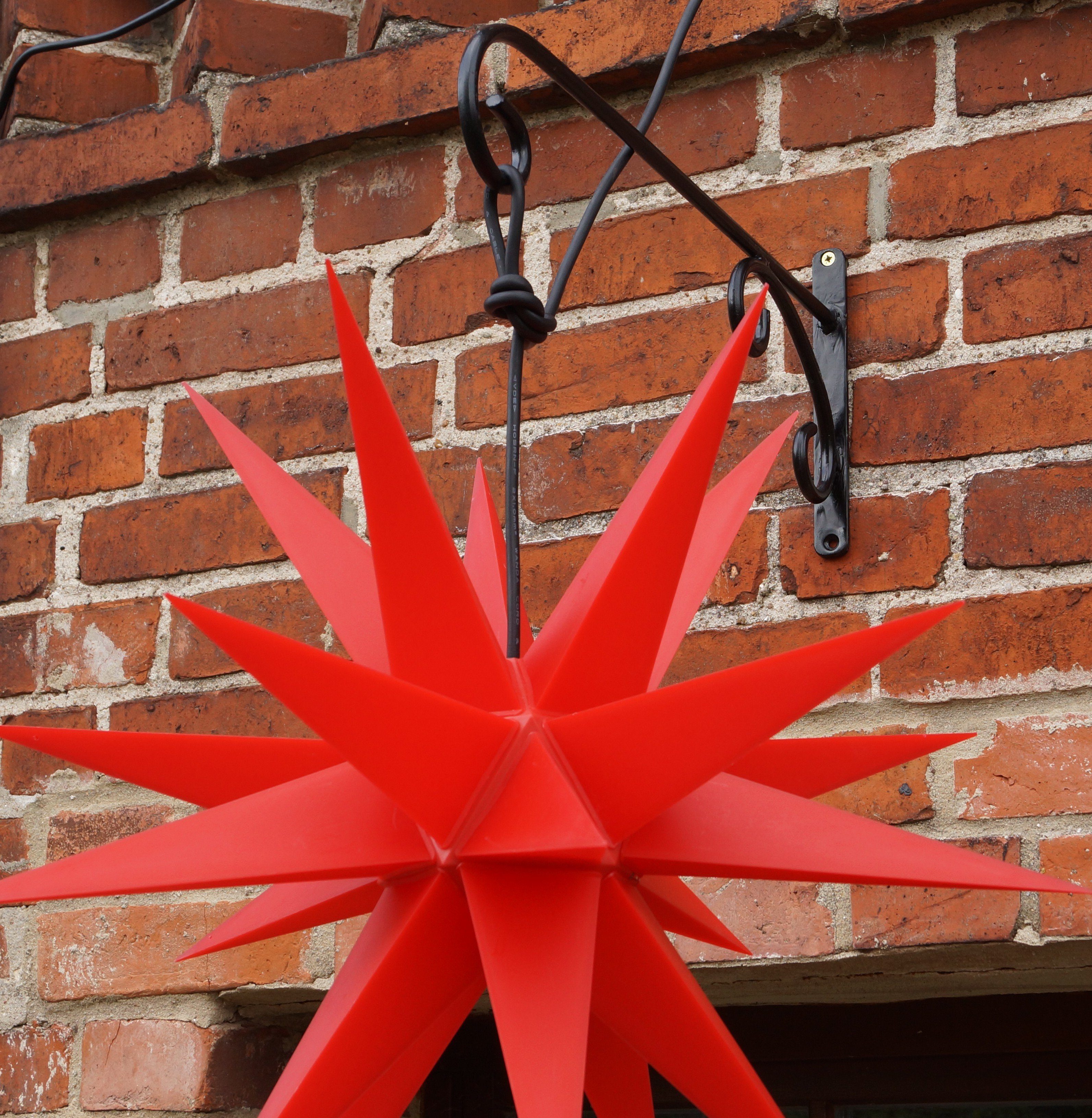 Guru-Shop LED-Stern für außen Wandarm aus Eisen, Wandhalter, Wandhaken für. günstig online kaufen