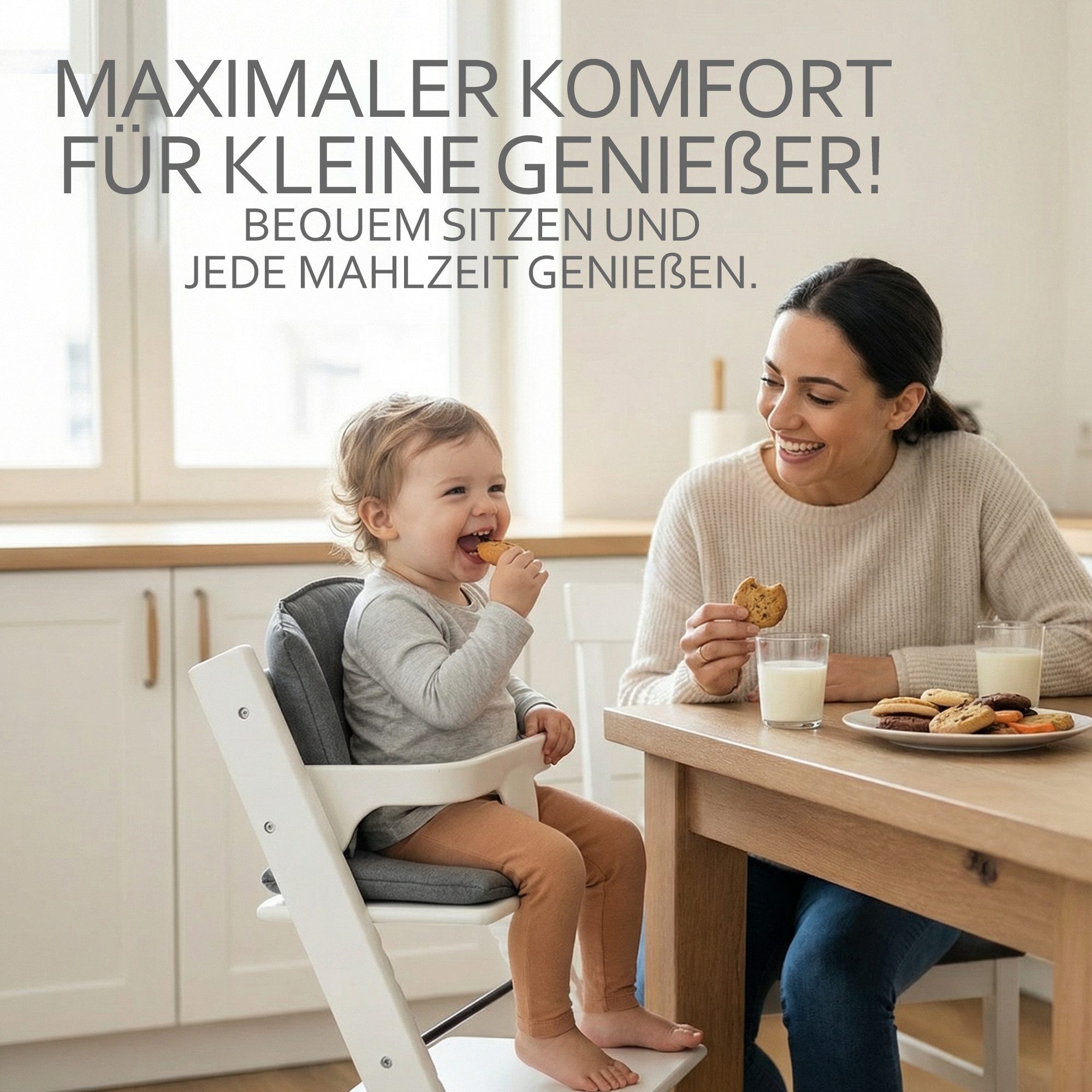 BambiniWelt by Rafael K. Hochstuhlauflage Ersatzbezug Bezug Sitzkissen komp günstig online kaufen