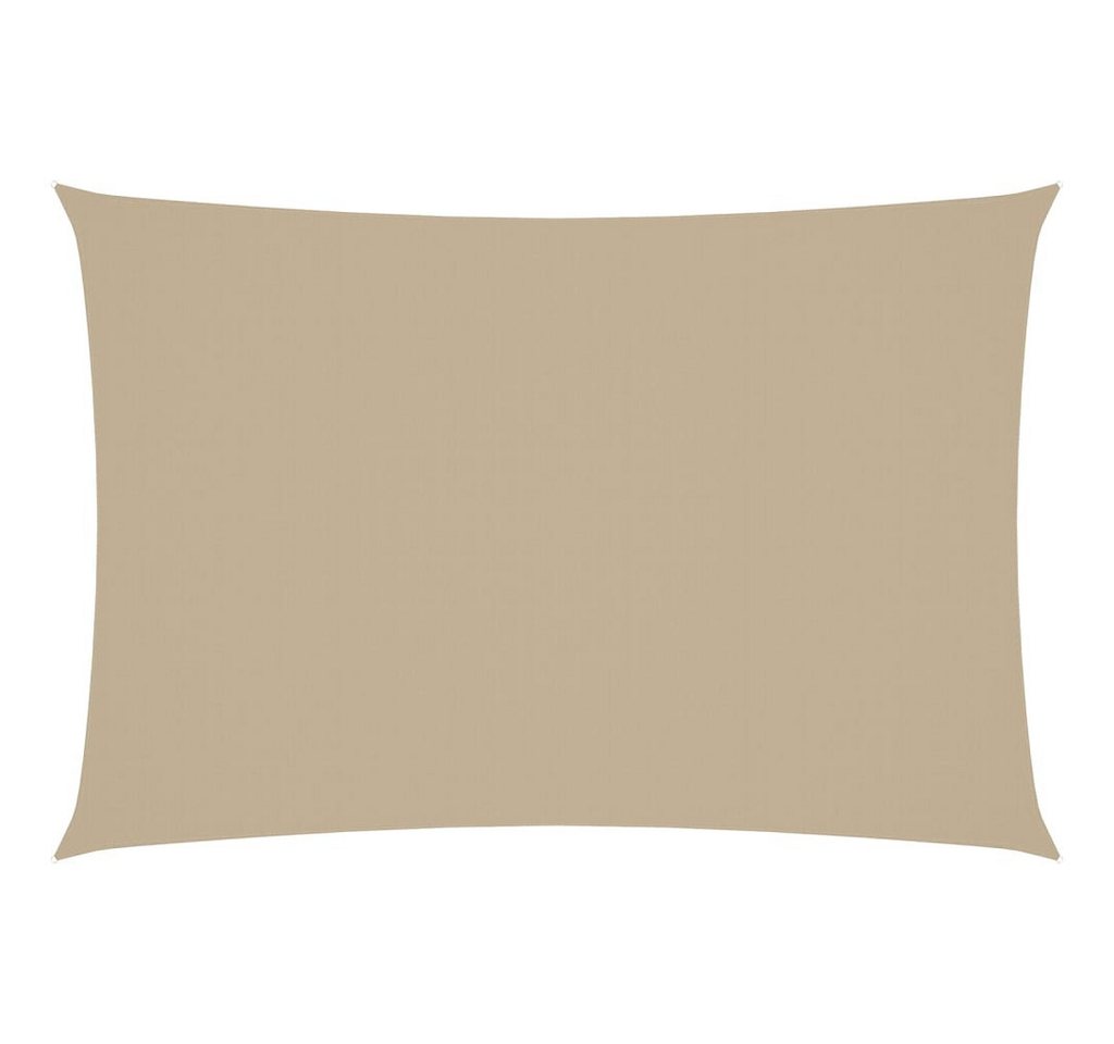 vidaXL Sonnensegel Sonnensegel Oxford-Gewebe Rechteckig 3x5 m Beige, (1-tlg)