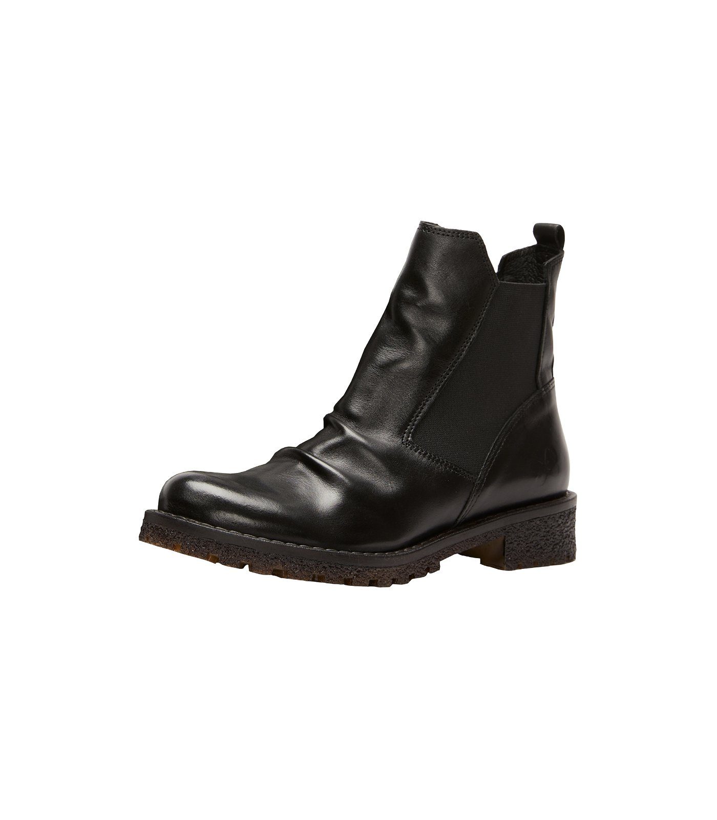 Felmini Black Leder/Textil Stiefelette Stiefelette