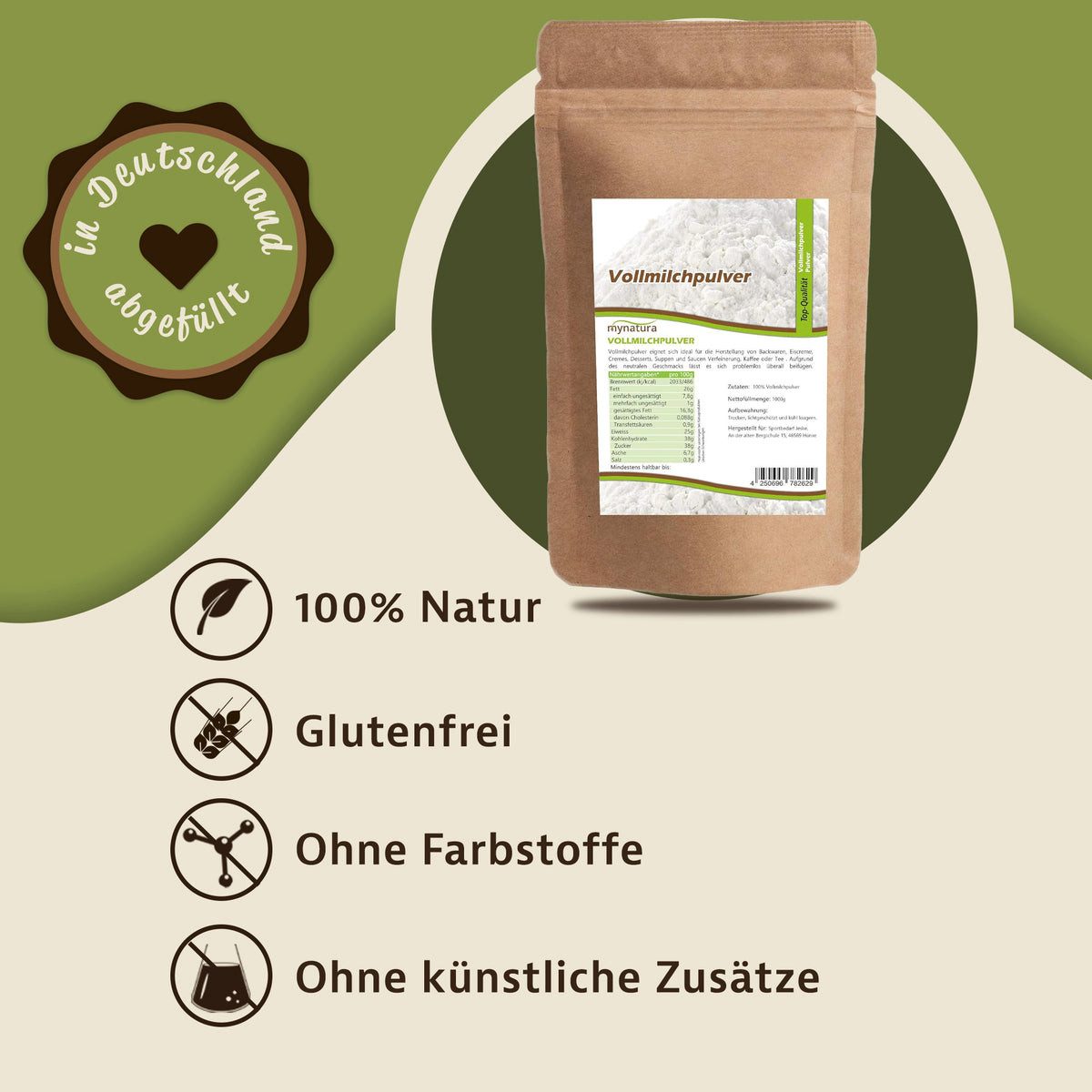 Mynatura Mehl Mynatura Vollmilchpulver – Bild 2 von 5