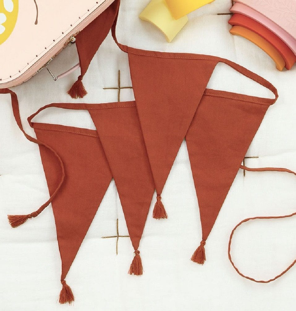 A Little Lovely Company Wimpelkette aus Stoff zur Kinderzimmer Dekoration