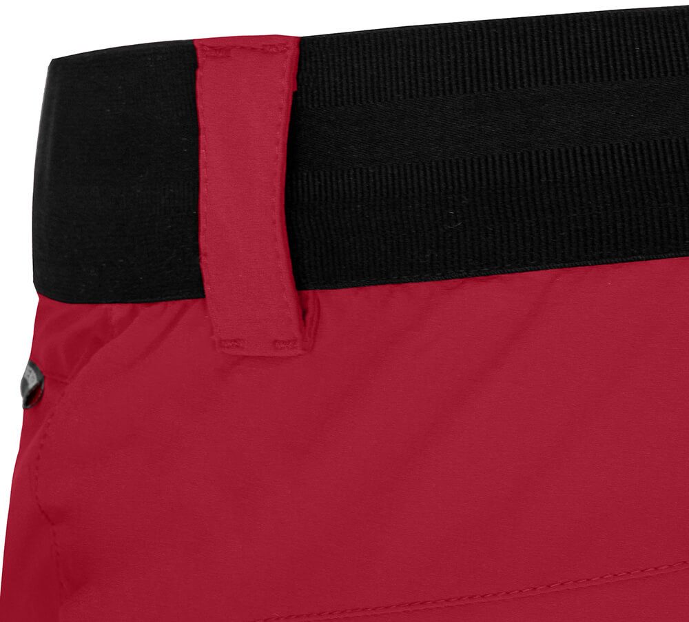 Bergson Outdoorhose VIDAA COMFORT Capri Damen 3/4 Wanderhose, leicht, strapazierfähig, Normalgrößen, rot