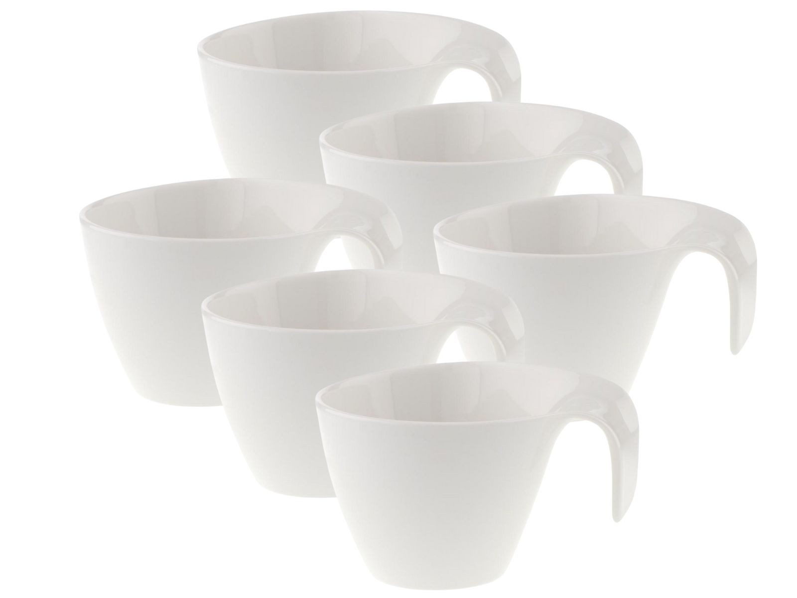Geschirr-Set Flow Frühstücksobertasse 0,38 l Set6
