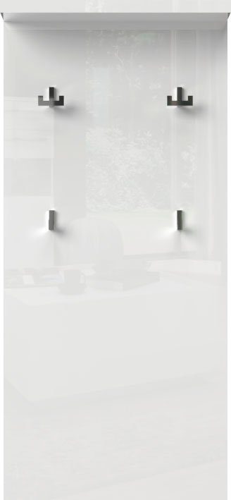 Places of Style Garderobenpaneel Piano, hochwertig UV lackiert, Breite 46 cm
