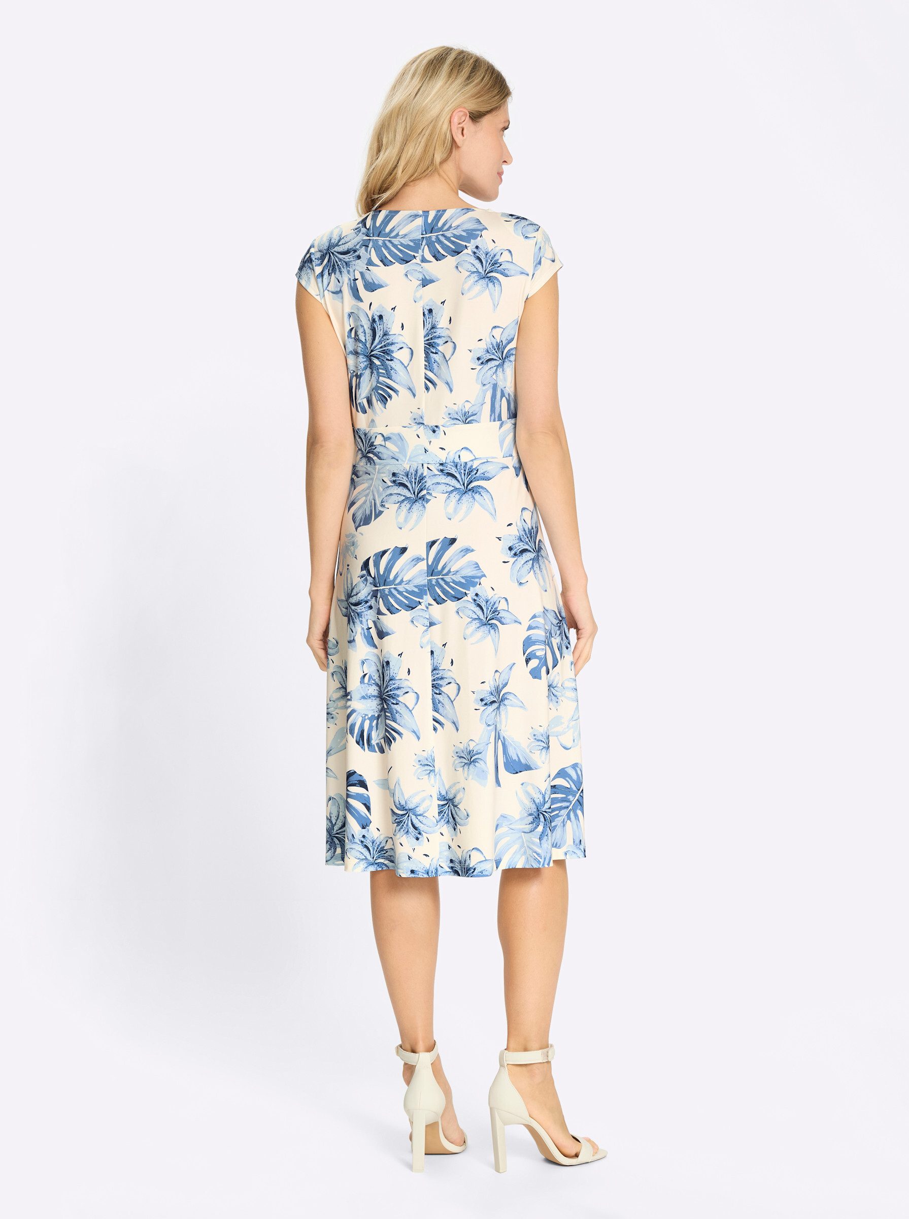 Sieh an! Etuikleid Jersey-Kleid Kurzarm