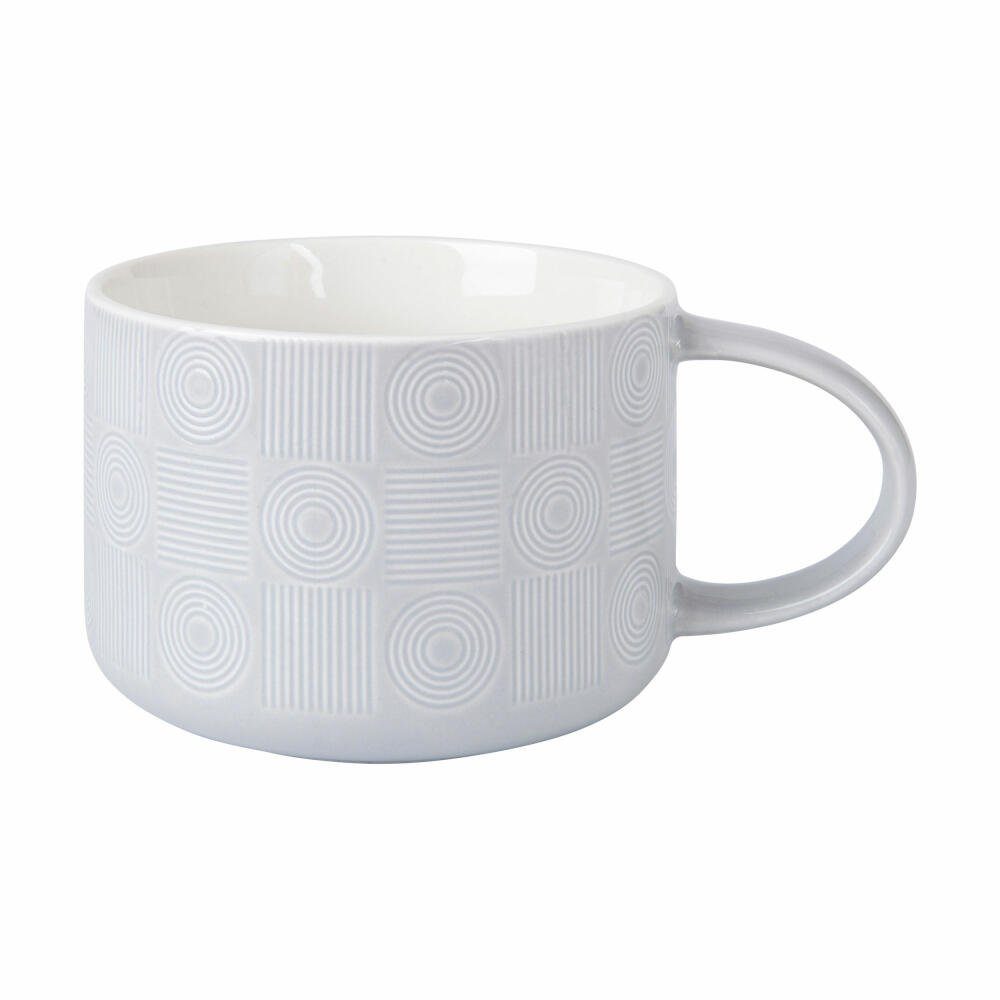 Maxwell & Williams Кружки Jumbotasse Crest Grau, 500 ml, Porzellan