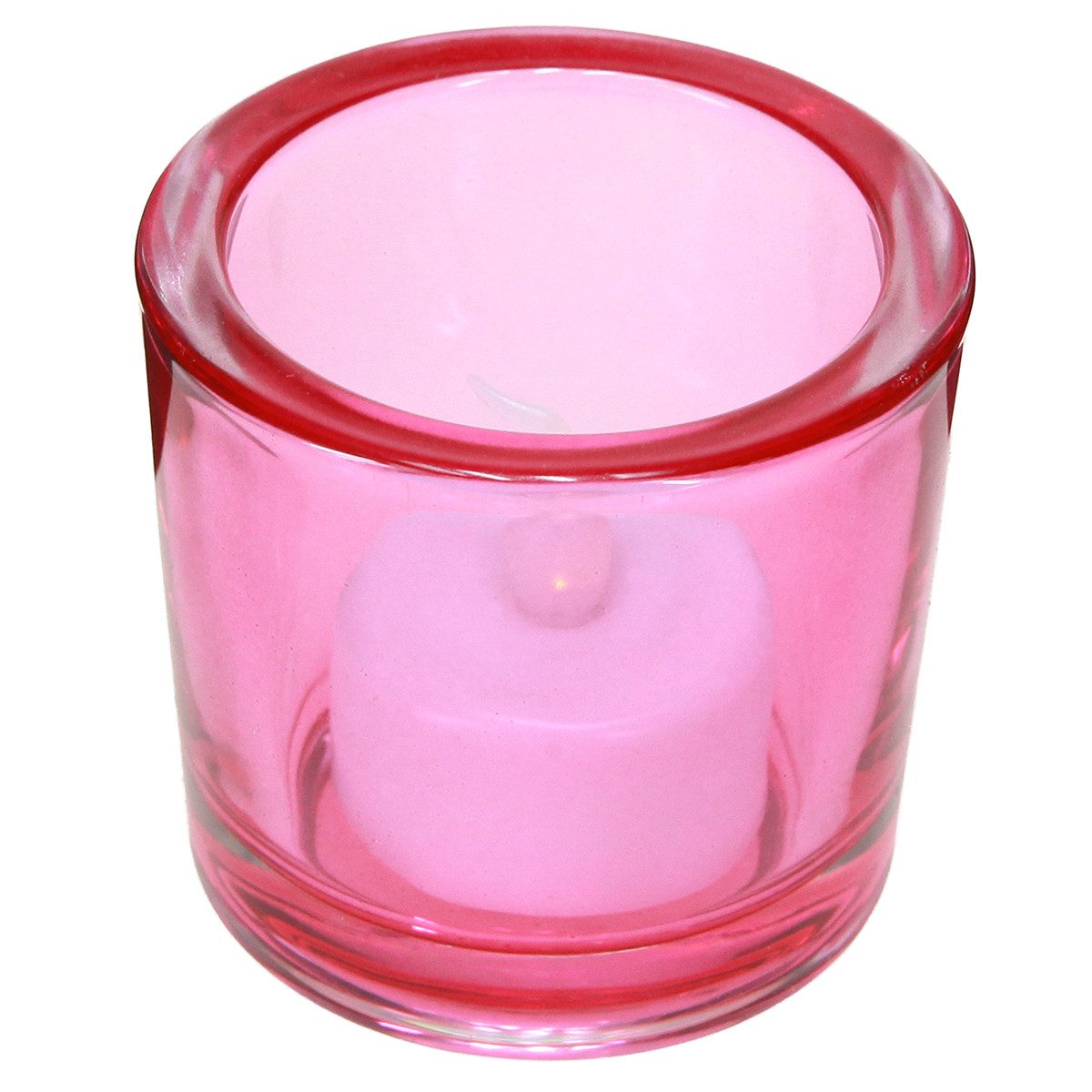 Viana Tischvase Glas Teelichthalter Bunt Ø6,5cm günstig online kaufen