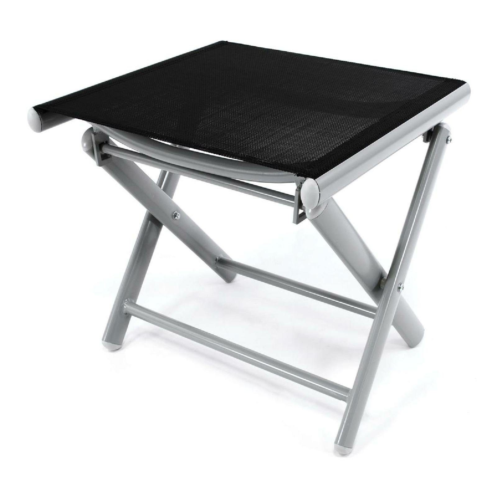 VCM Gartenstuhl Fußteil zum Aluminiumstuhl, schwarz günstig online kaufen