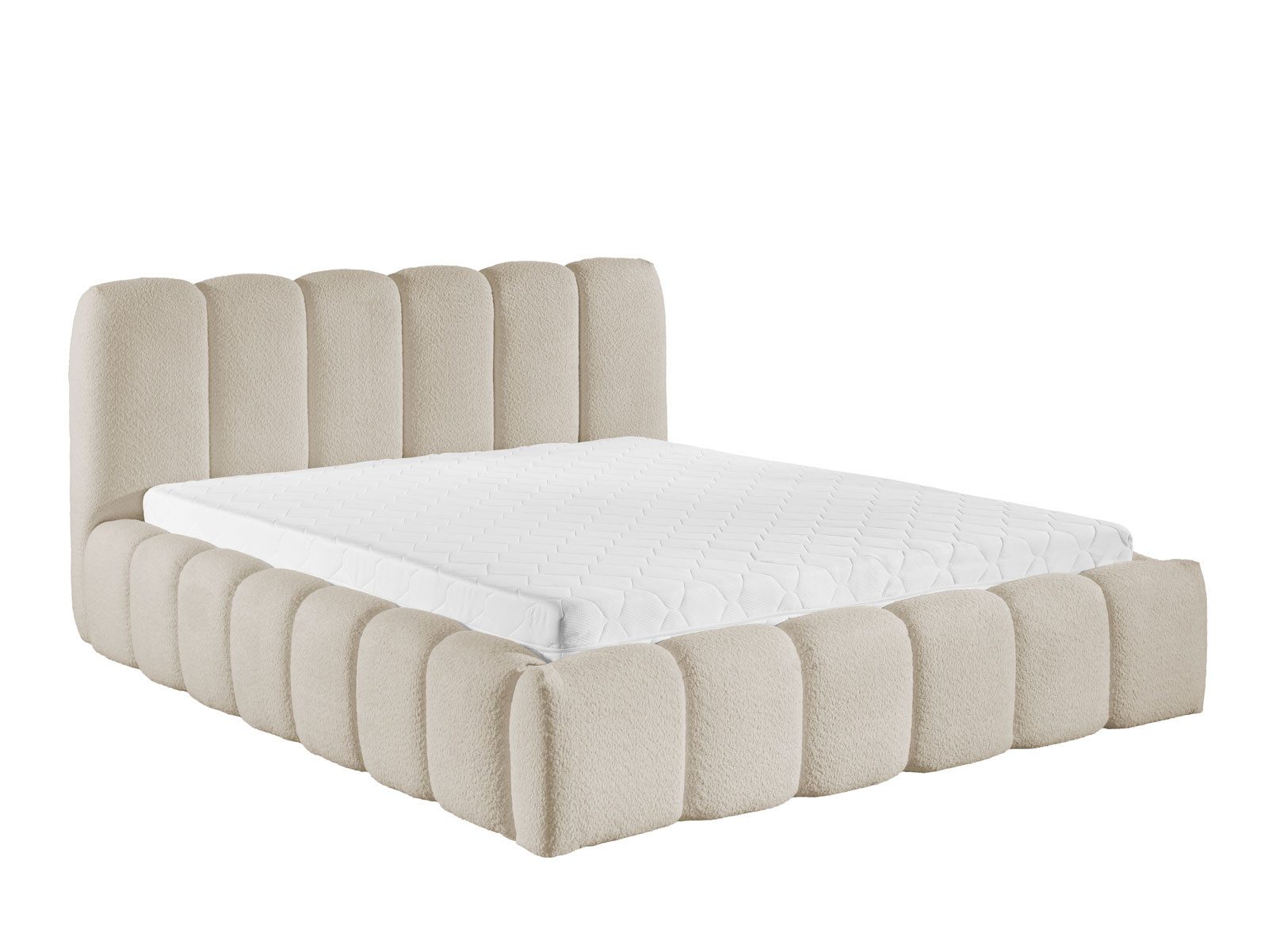 yourhouse24 Polsterbett Micandi mit Bettkasten (Bettgestell mit Lattenrost) günstig online kaufen