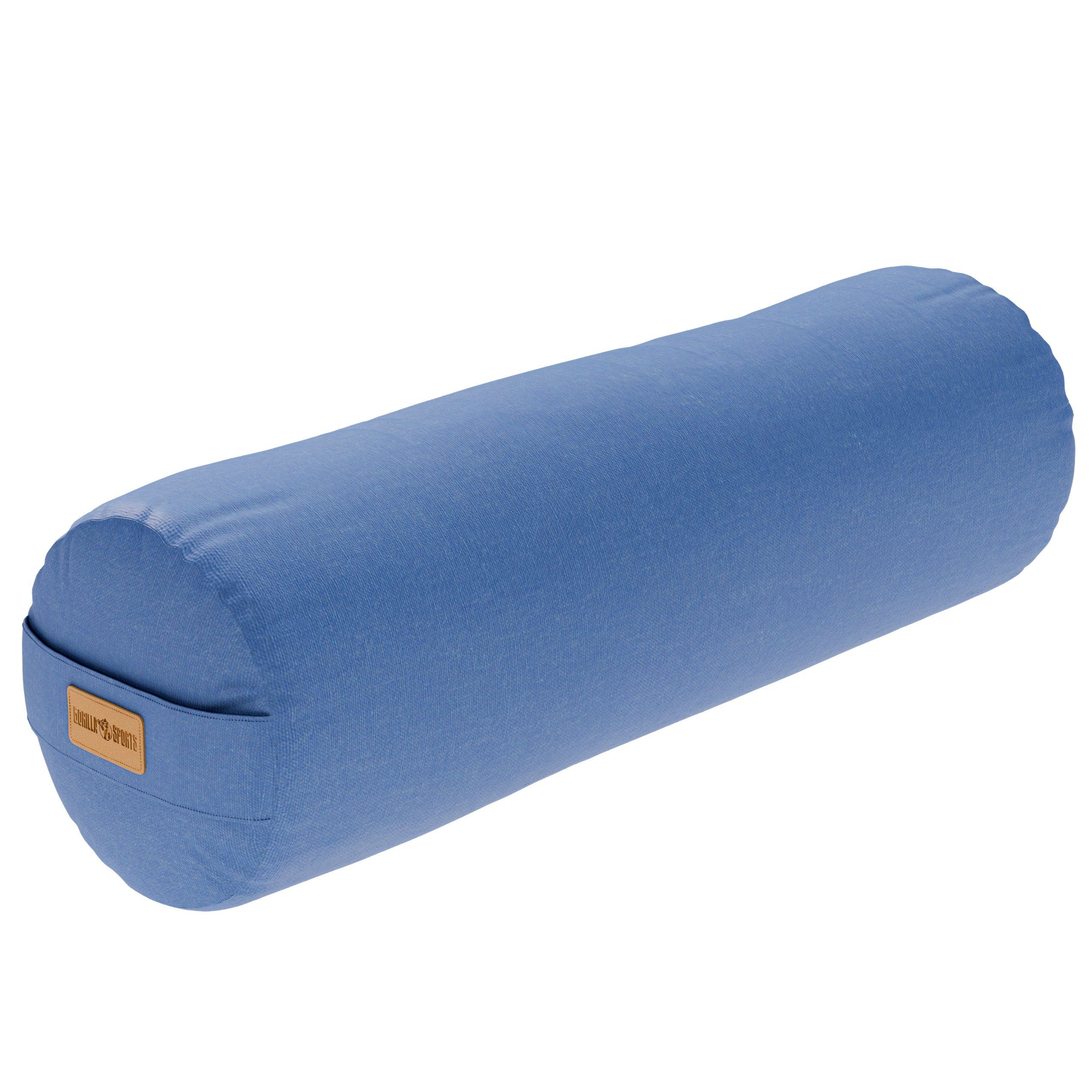 GORILLA SPORTS Yogakissen Yoga Bolster in verschiedenen Farben