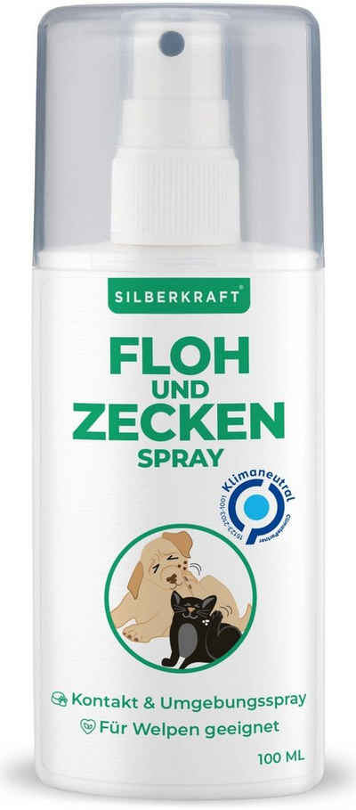 Silberkraft Insektenspray Floh- & Zeckenspray für Hunde und Katzen, 100 ml, 1-St.