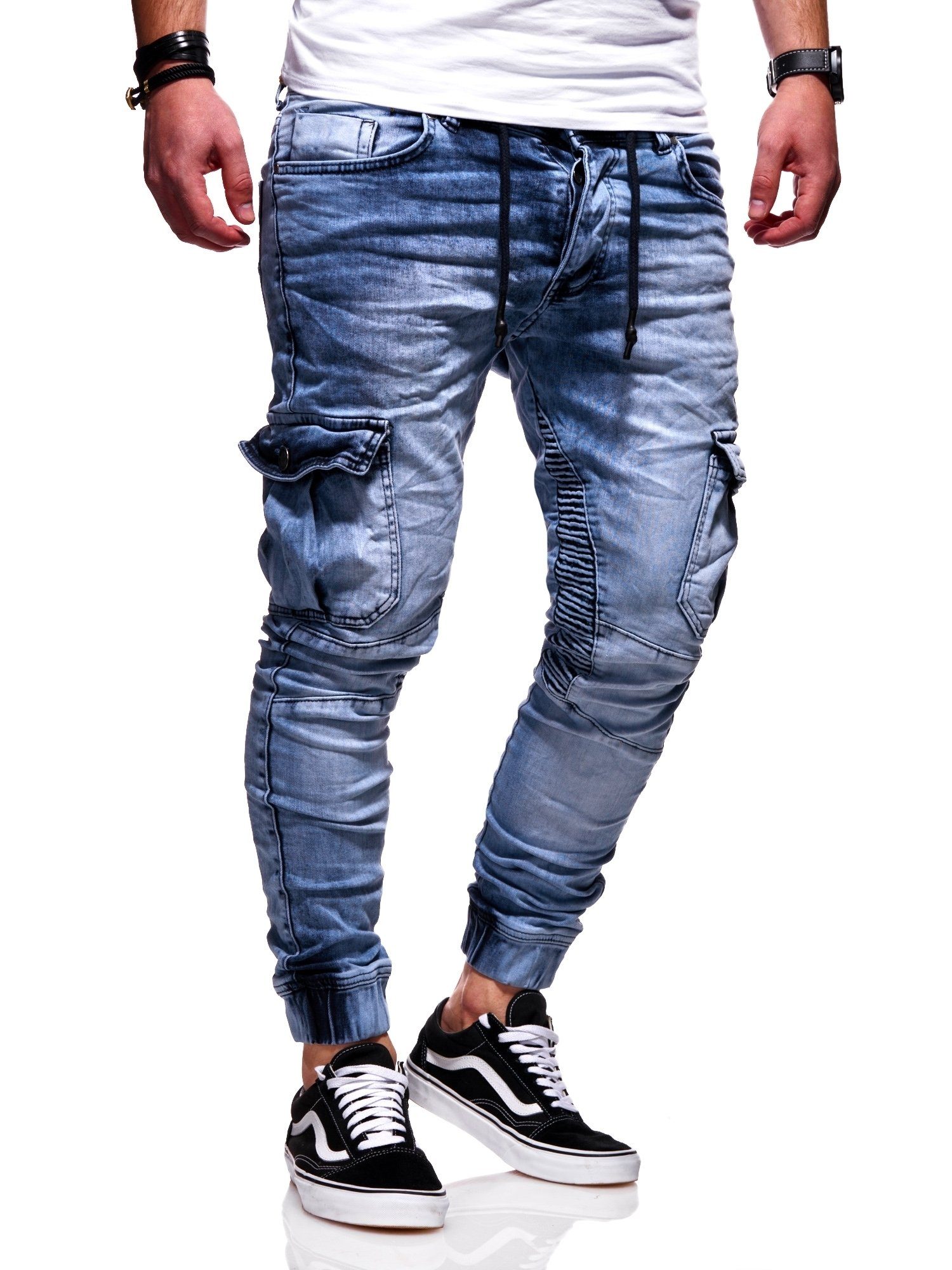 behype Slim-fit-Jeans BILLY mit praktischen Taschen