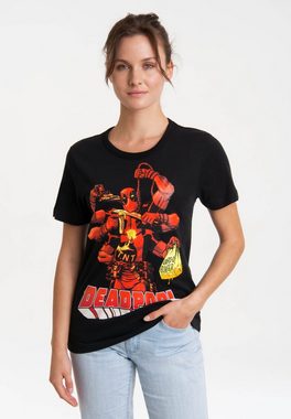 LOGOSHIRT T-Shirt Marvel Comics - Deadpool mit lizenziertem Print