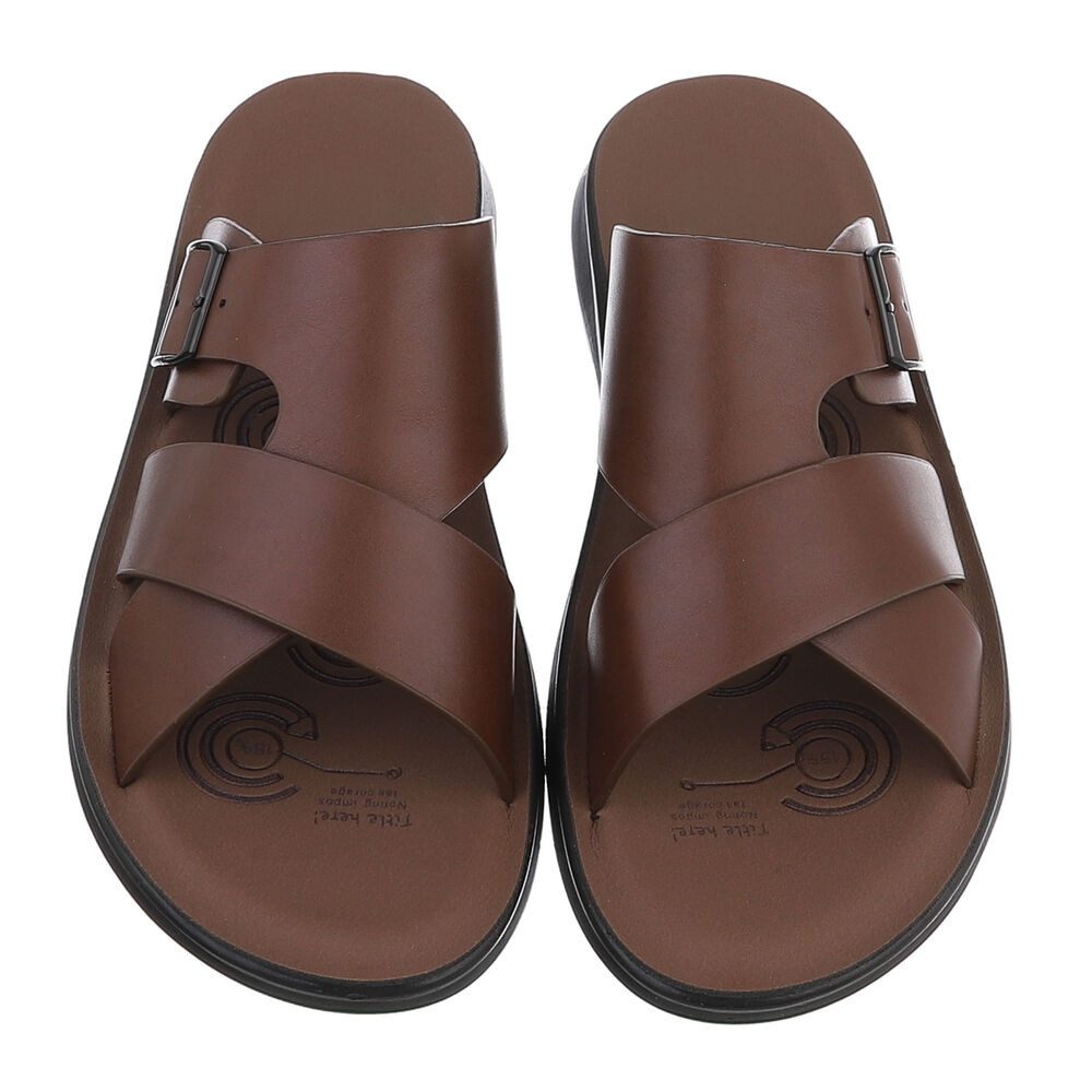Coolwalk Herren Sandale mit Fersenriemen und Profilsohle Sandale (91918040) Flach Sandalen in Braun – Bild 4 von 5