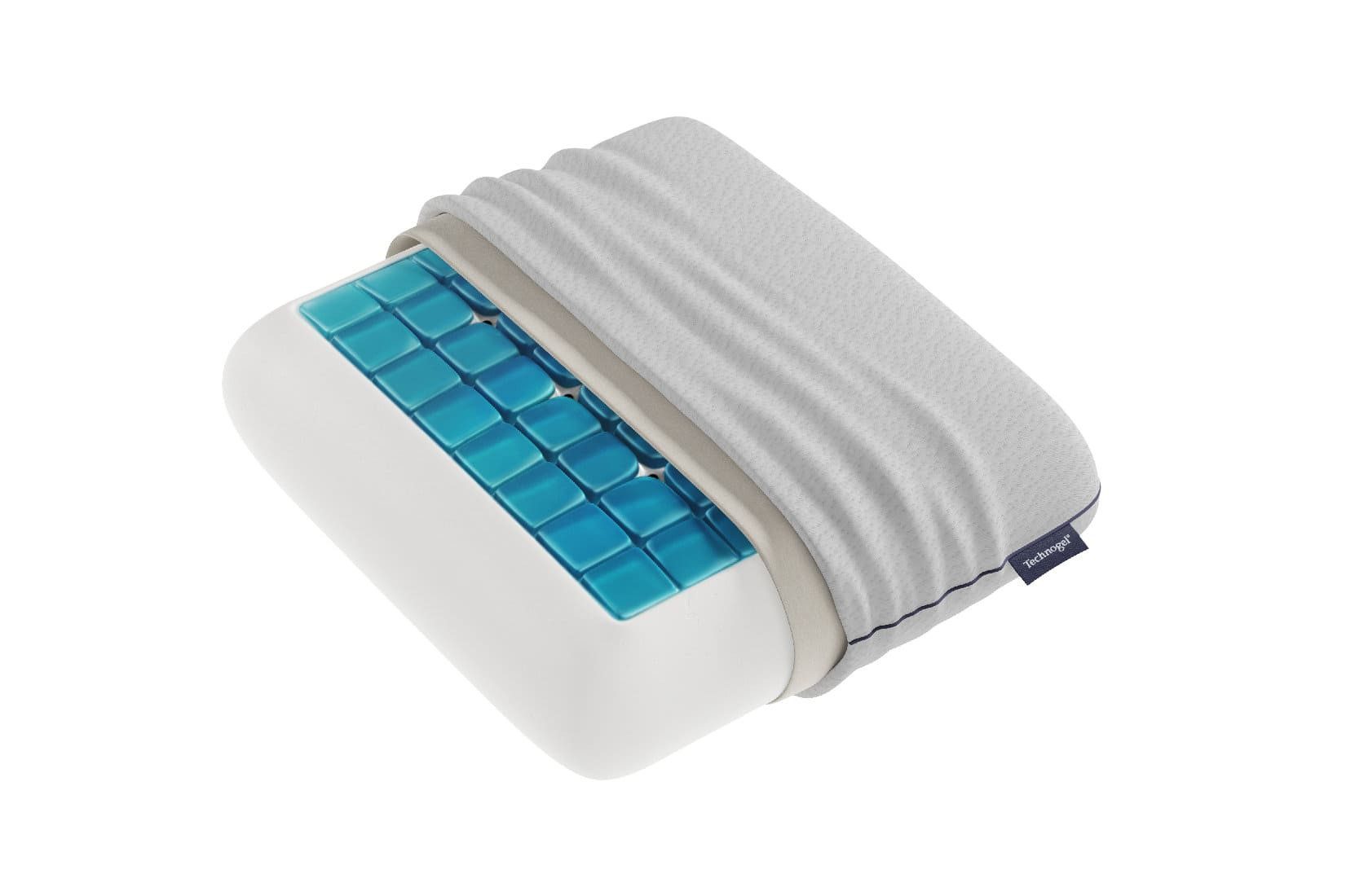 Technogel Reisekissen DeLuxe, 33x29 cm Patentierte 3D Gelschicht