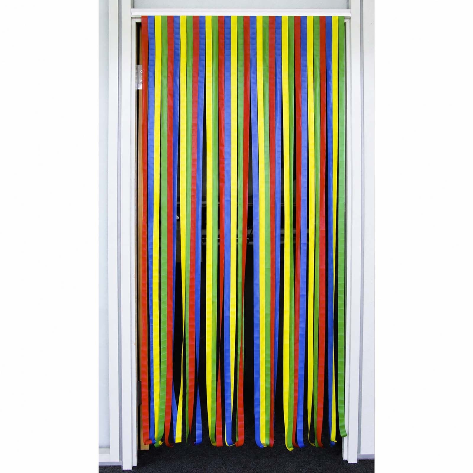 BURI Fliegengitter-Gewebe 2x Tür Streifenvorhang Insektenschutz 90x200cm Sichtschutz Kunststoff – Bild 3 von 5