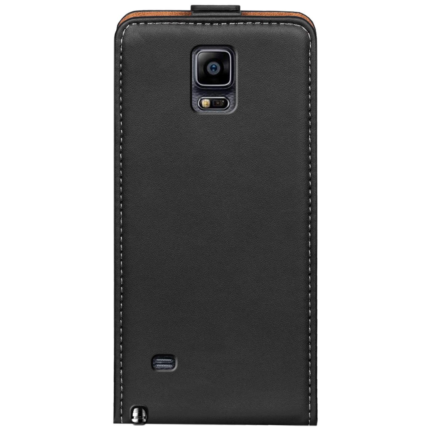 CoolGadget Handyhülle Flip Case Handyhülle für Samsung Galaxy Note 4 5,7 Zoll, Hülle Klapphülle Schutzhülle Flipstyle Cover Tasche