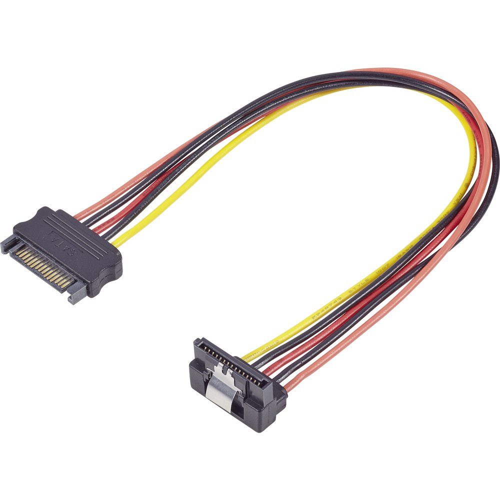 Renkforce Strom Verlängerungskabel [1x SATA-Strom-Stecker 15pol. - 1x Computer-Kabel