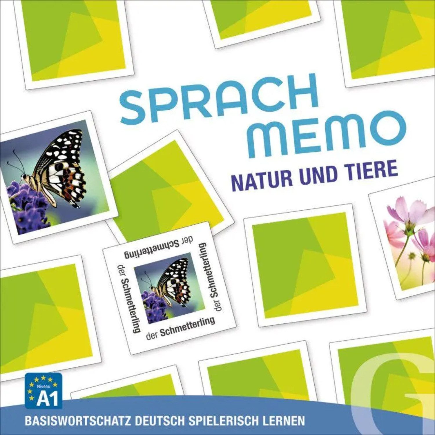 Hueber Verlag Spiel SPRACHMEMO Natur und Tiere