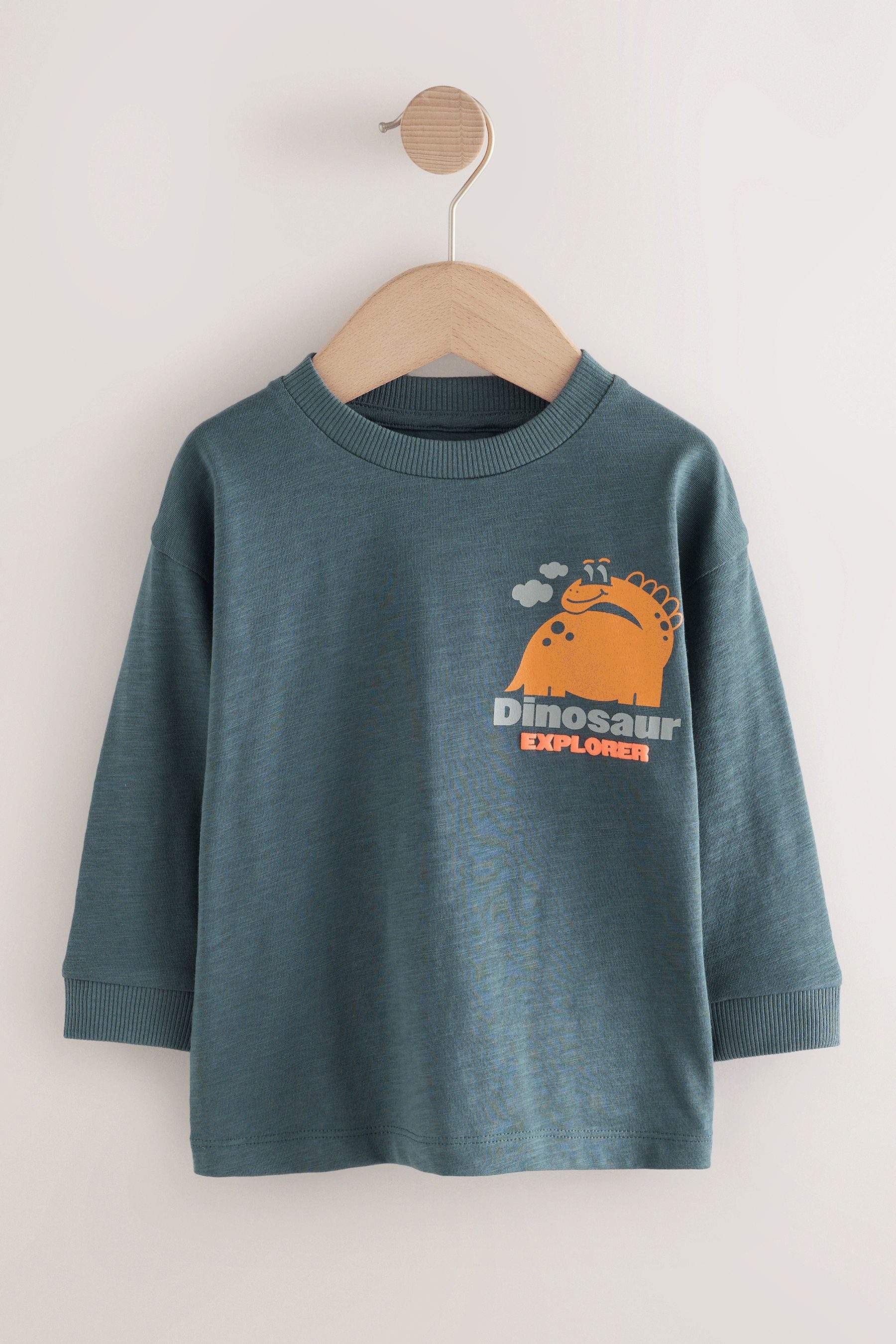 Next Langarmshirt Langarmshirt mit Rückenprint (1-tlg)
