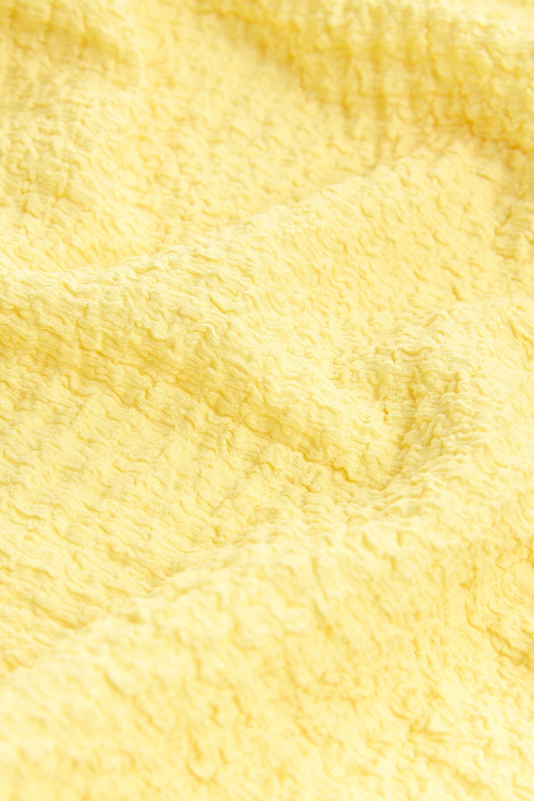 Next Jerseykleid Strukturiertes und gestuftes Kurzarm-Jerseykleid (1-tlg)